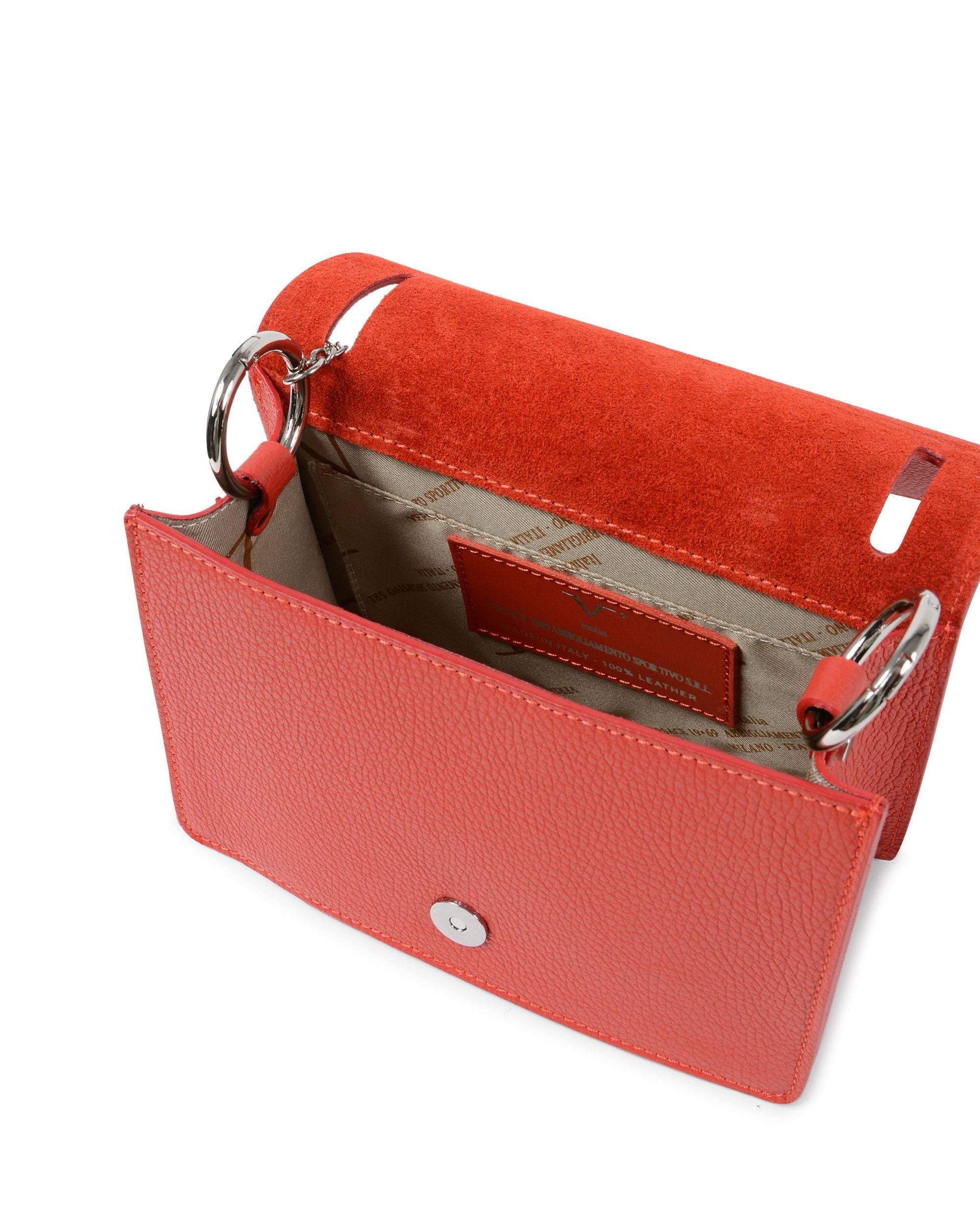 V Italia Womens Handbag Red V1758 CERVO ROSSO
