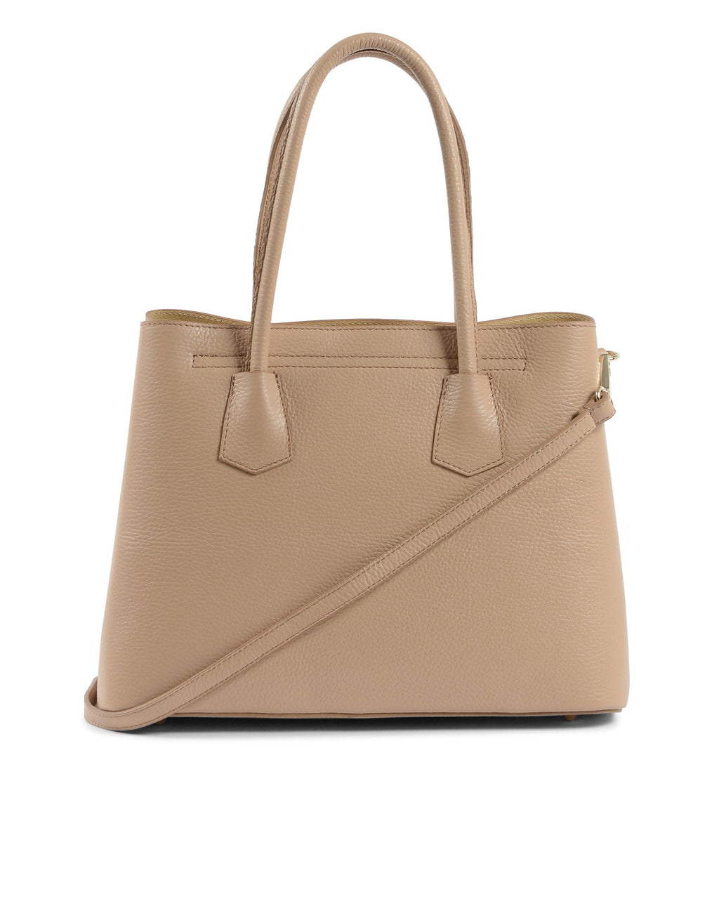 V Italia Womens Handbag Beige 10510 DOLLARO SABBIA