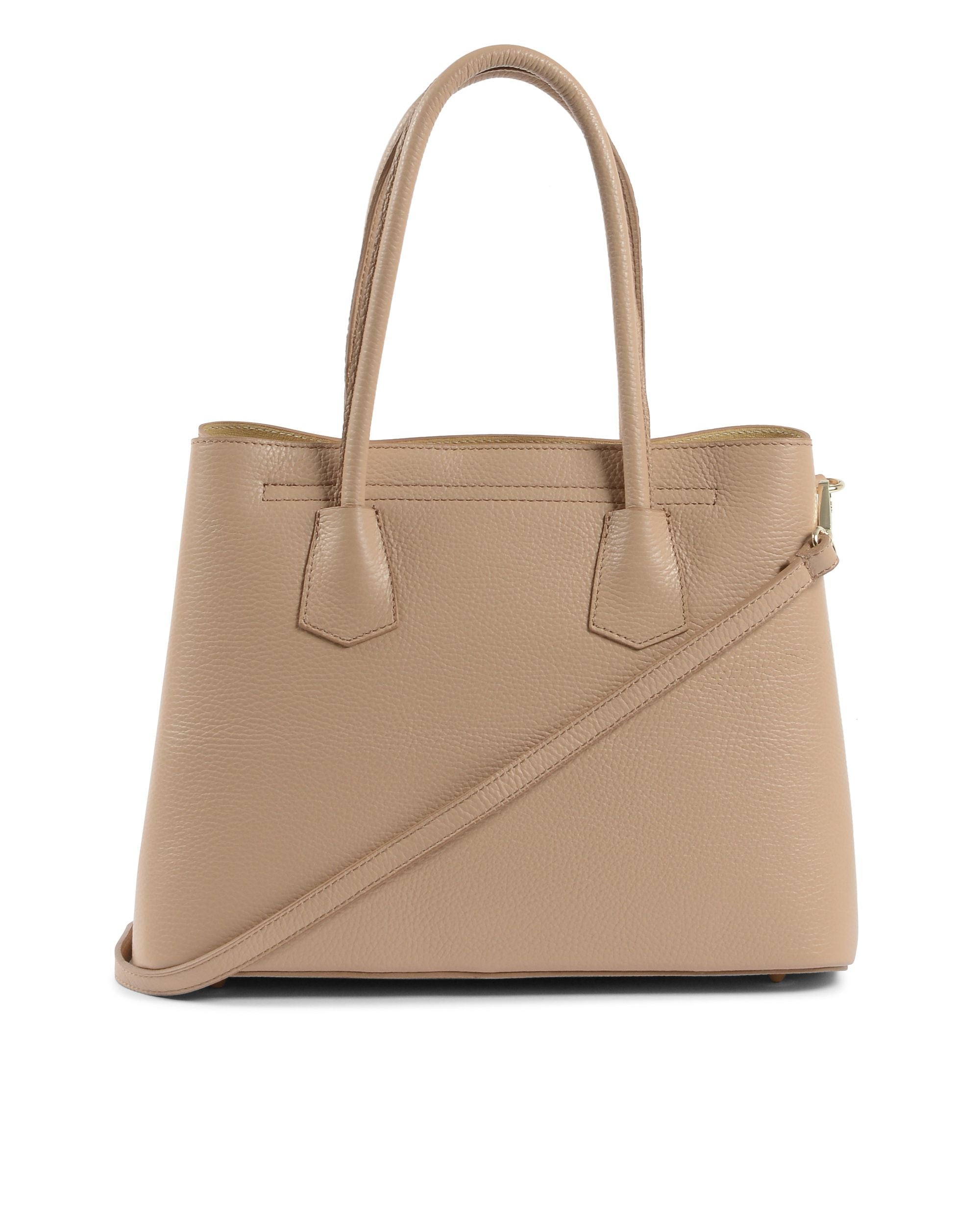 V Italia Womens Handbag Beige 10510 DOLLARO SABBIA