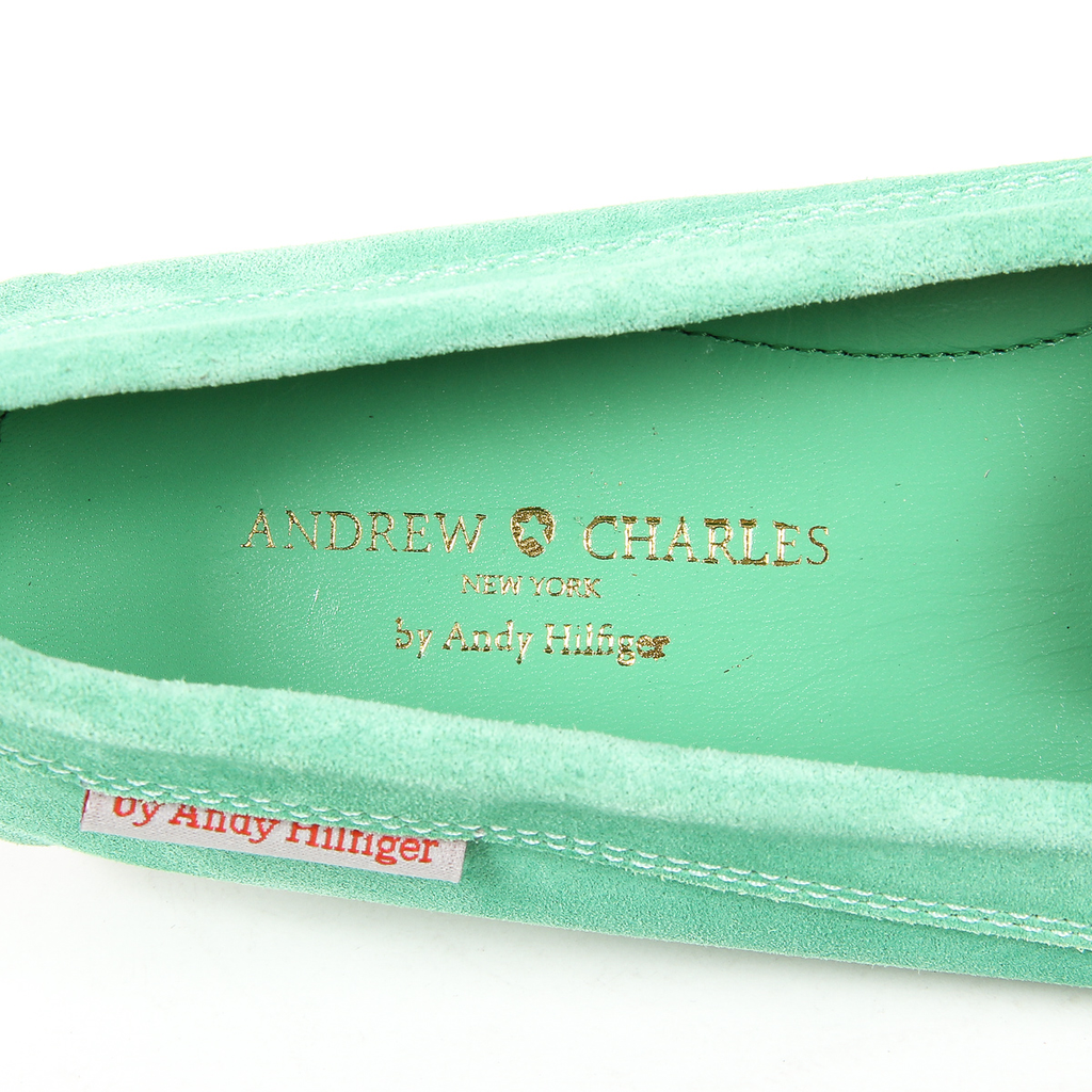 Mocasines Andrew Charles para mujer, color verde MAX