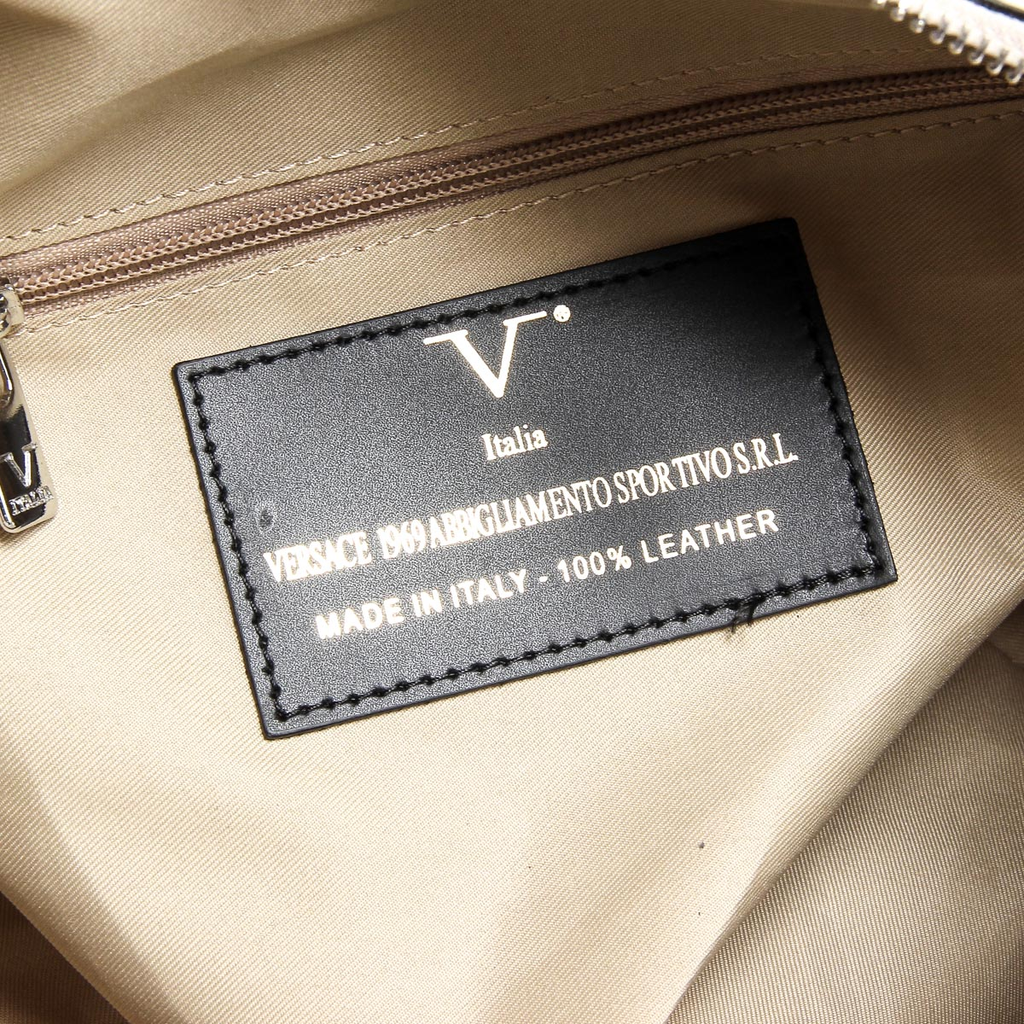 Bolso de mano para mujer V 1969 Italia V008-S RUGA CREMA