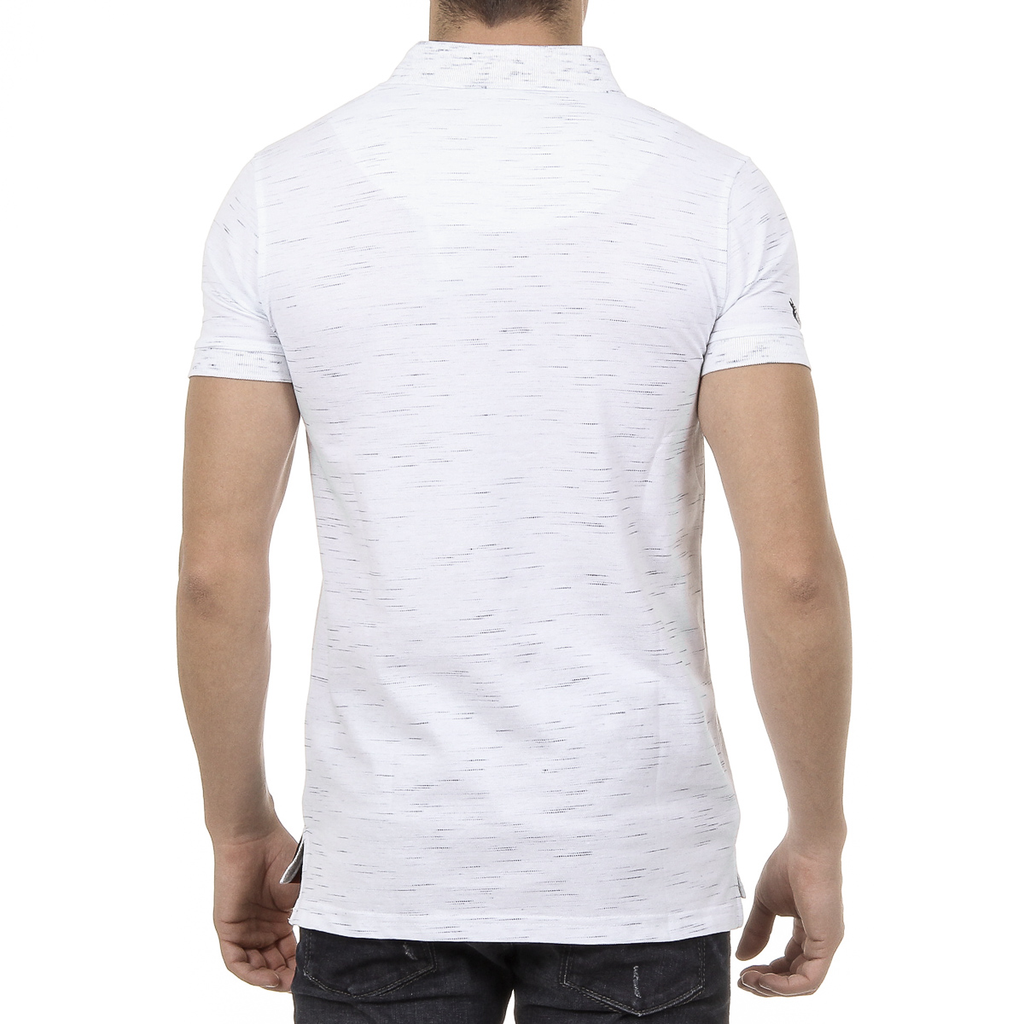 Andrew Charles Mens Polo Short Sleeves White THOMAS