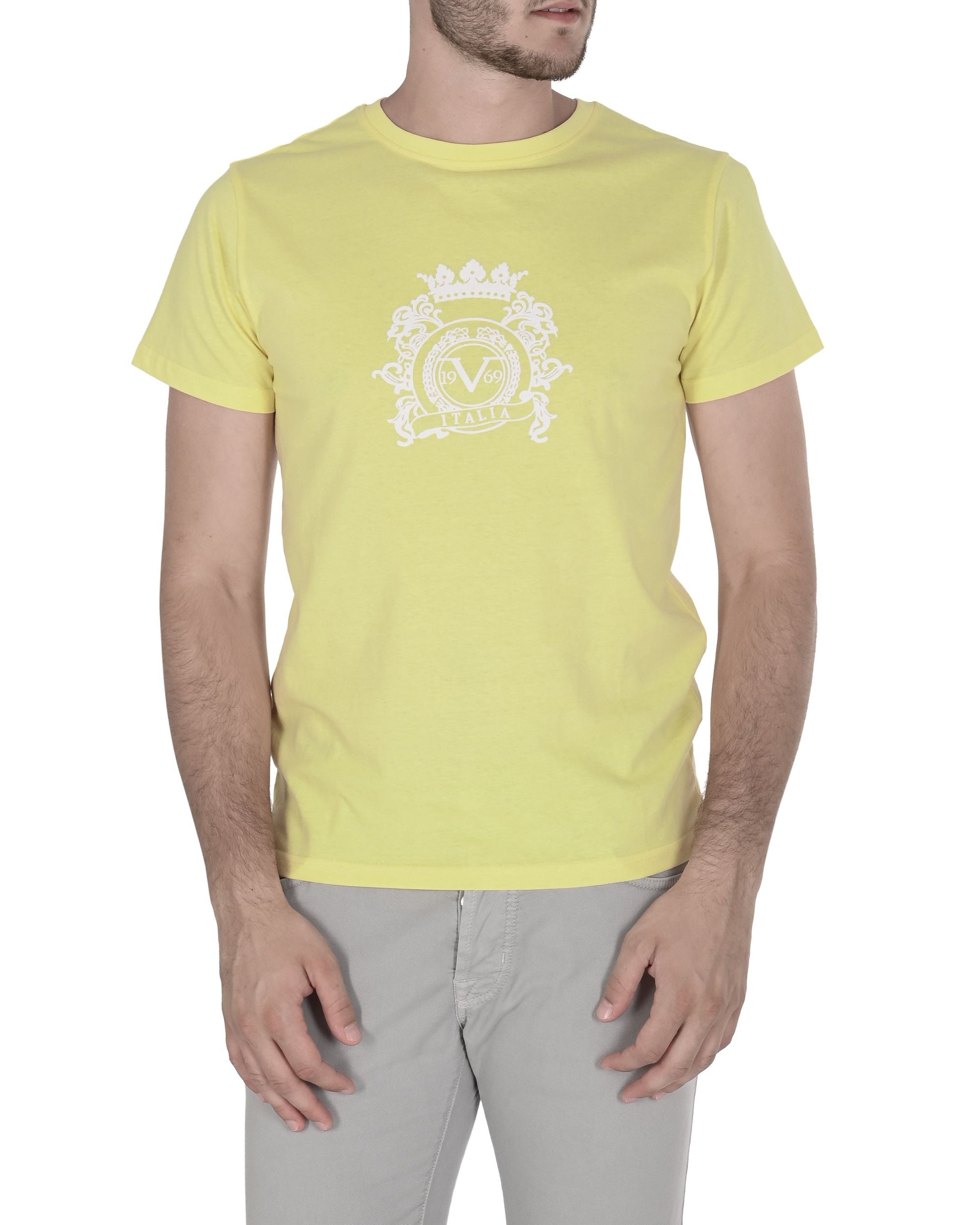 19V69 Italia Mens T-Shirt VSC1MTS02 POPCORN