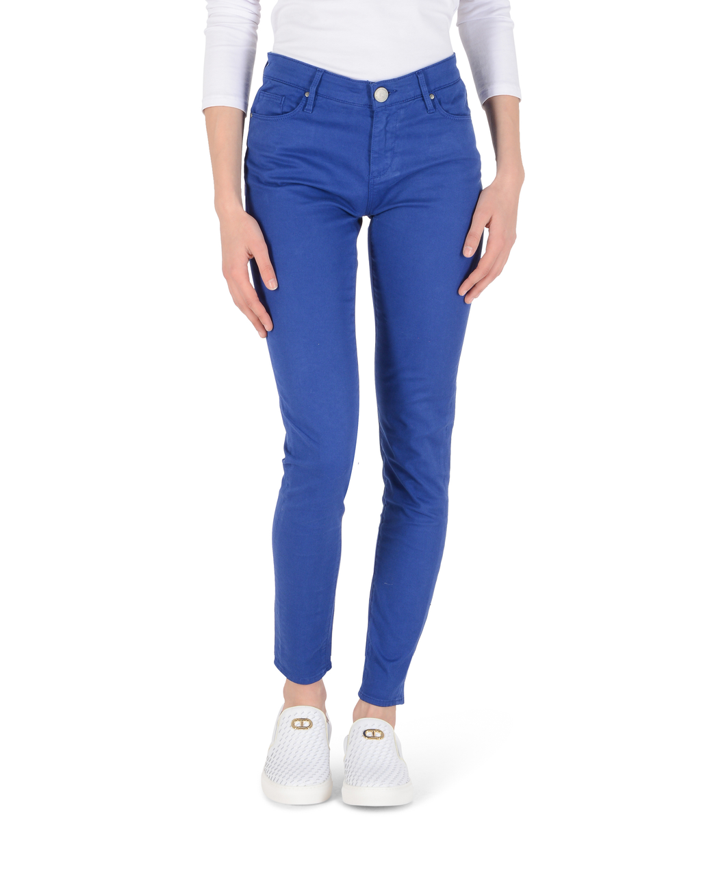 Andrew Charles Womens Trousers Slim Fit CLAIRE BLUE
