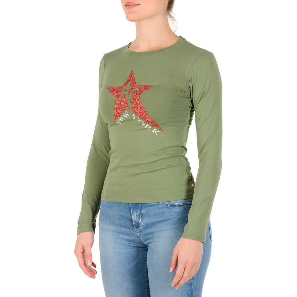 Camiseta de manga larga para mujer Andrew Charles By Andy Hilfiger TS602 031002 FENIX GREEN S8
