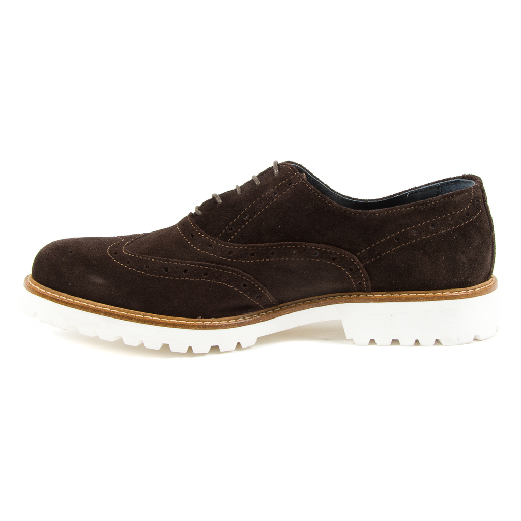 Andrew Charles - Zapatos brogue para hombre, color marrón oscuro, LUIS