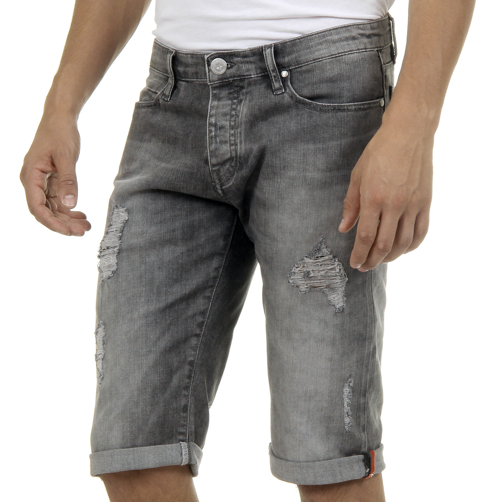 Vaqueros Andrew Charles para hombre, gris, enero