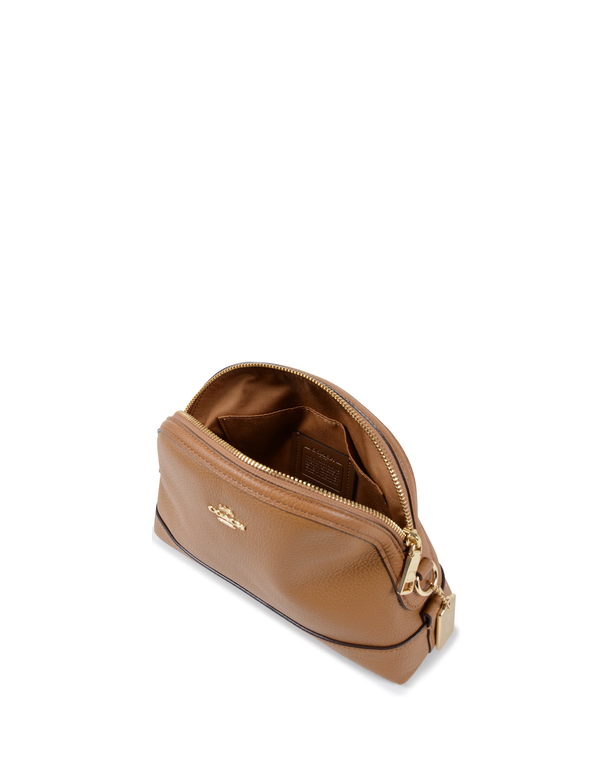 Bolso de mano Coach para mujer color tostado F76673 SADDLE