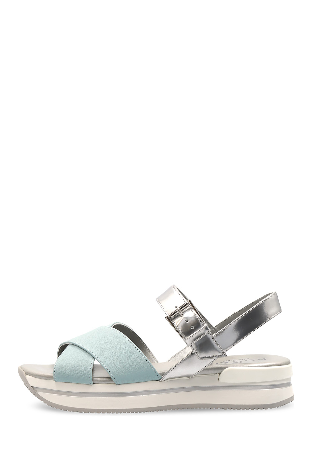 Sandalia Hogan para mujer plateada HXW2570R14088L1132F