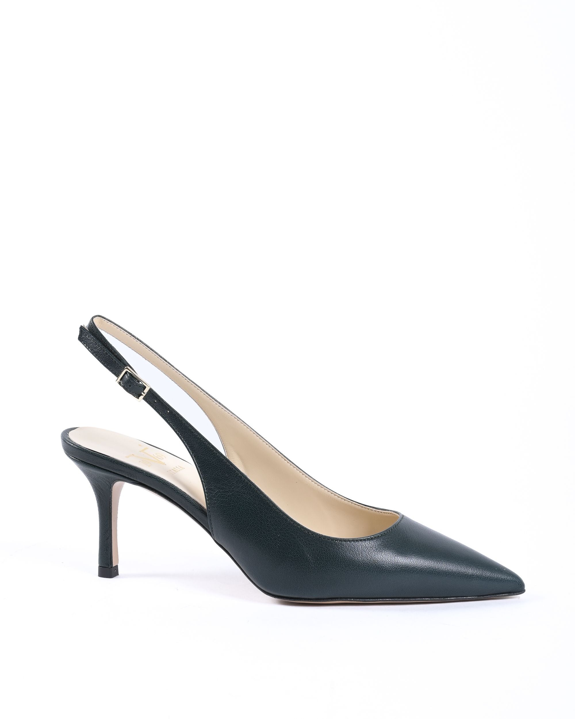 19V69 Italia Sandalia de tacón para mujer Verde oscuro CHA65 VERDE MÁRMOL