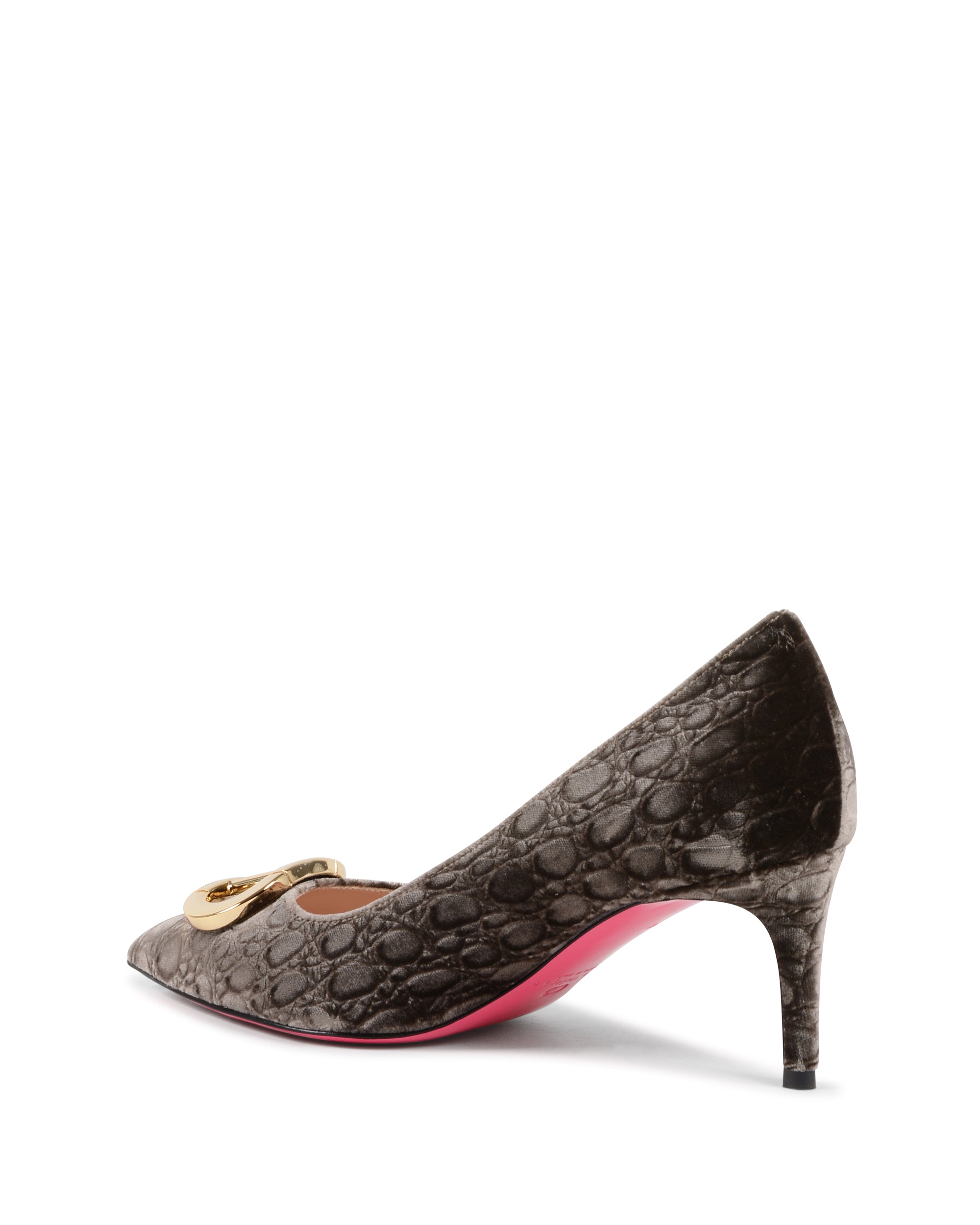 Zapatos de salón Boss Lady Cocco Velvet Taupe