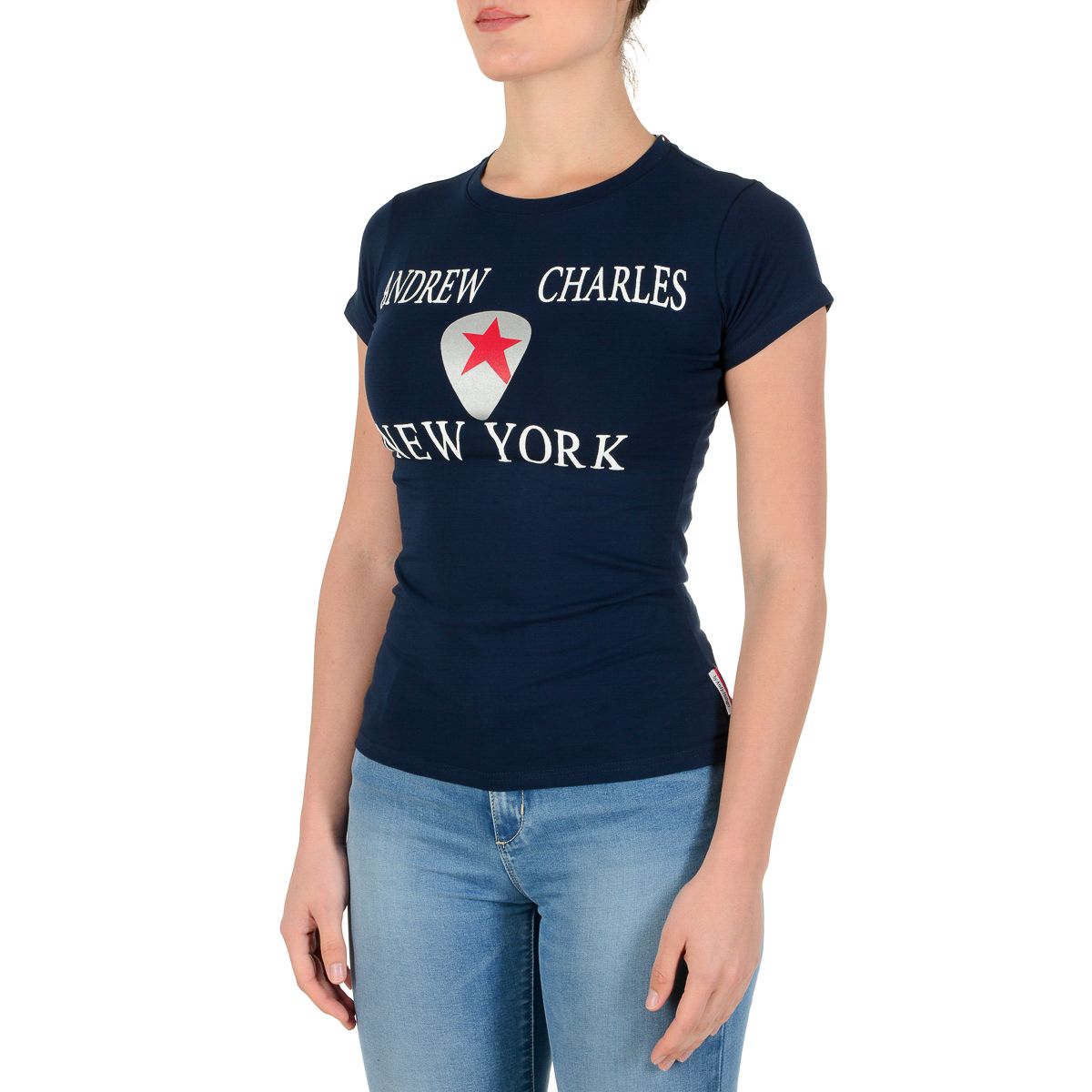 Camiseta para mujer Andrew Charles By Andy Hilfiger TS501 03 1002 TARANA NAVY S14