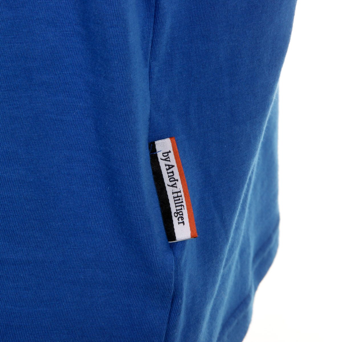 Camiseta Andrew Charles para hombre, manga corta, cuello redondo, azul, KEITA