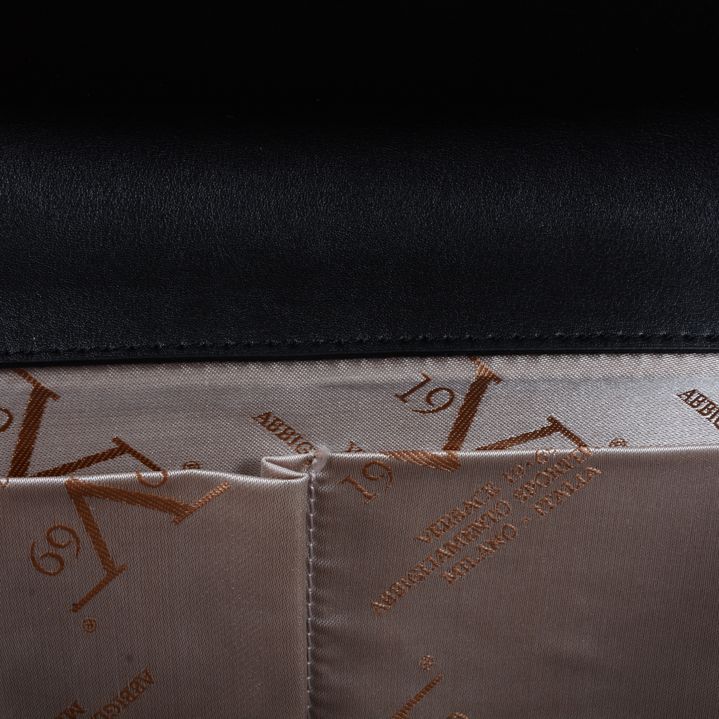 V 1969 Italia Womens Handbag Black KYOTO