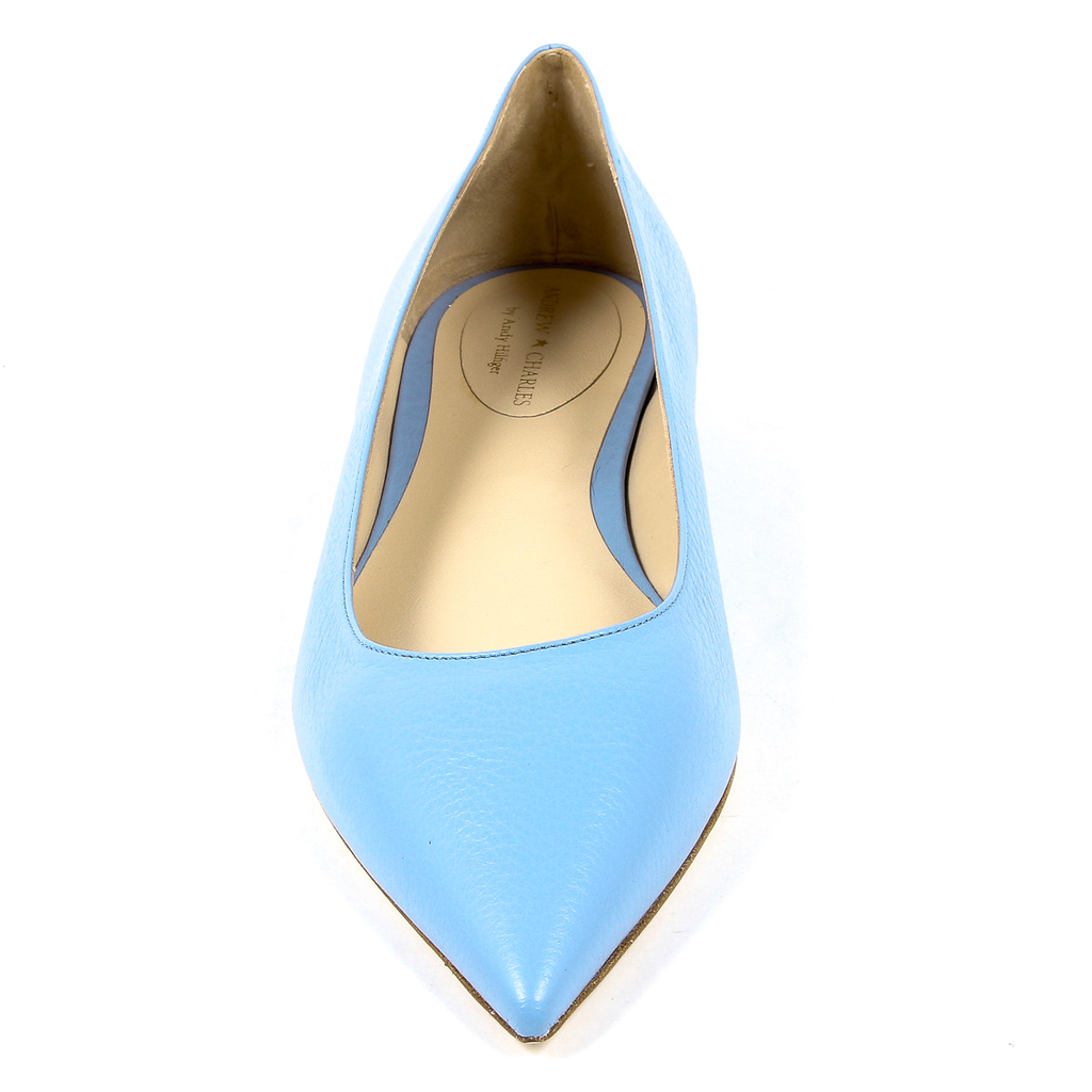 Andrew Charles Womens Ballerina Light Blue SONIA