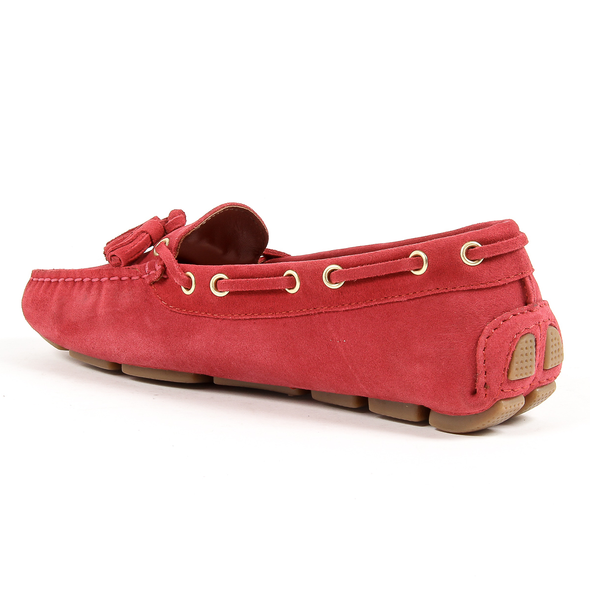 Mocasín Andrew Charles para mujer rojo GIULY