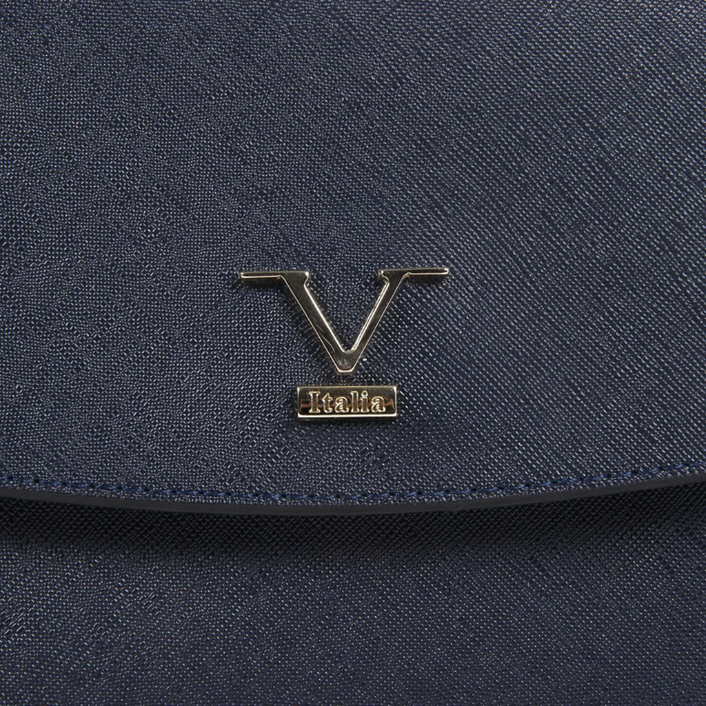Bolso de mano para mujer V 1969 Italia VE09 AZUL MARINO