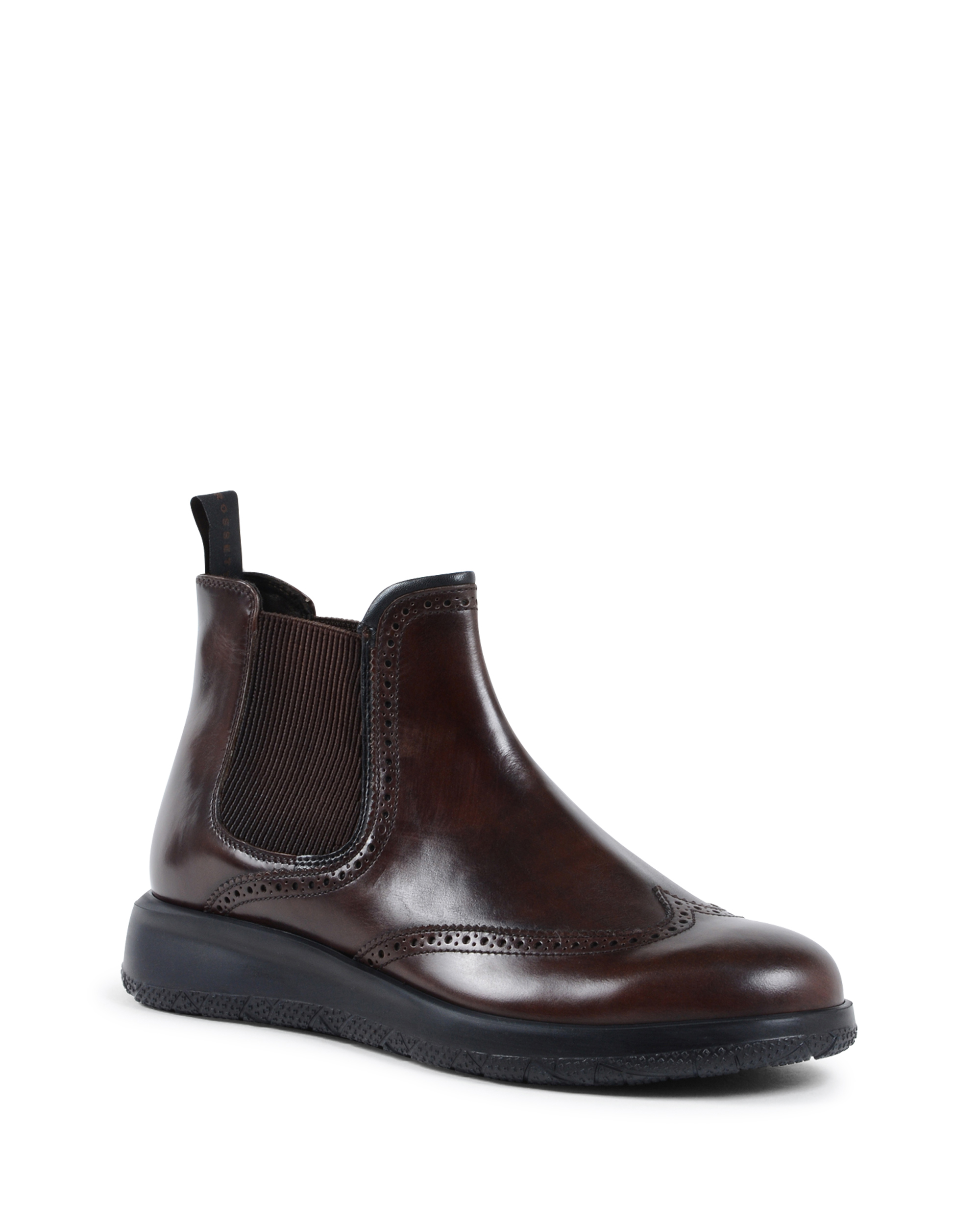Fratelli Rossetti Mens Ankle Boot Dark Brown 45978 LEICESTER EBANO