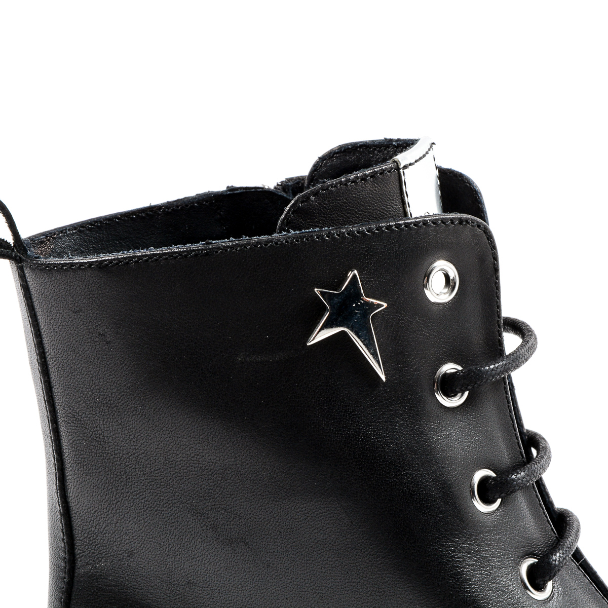 Andrew Charles Womens Short Boot Black SELEMA