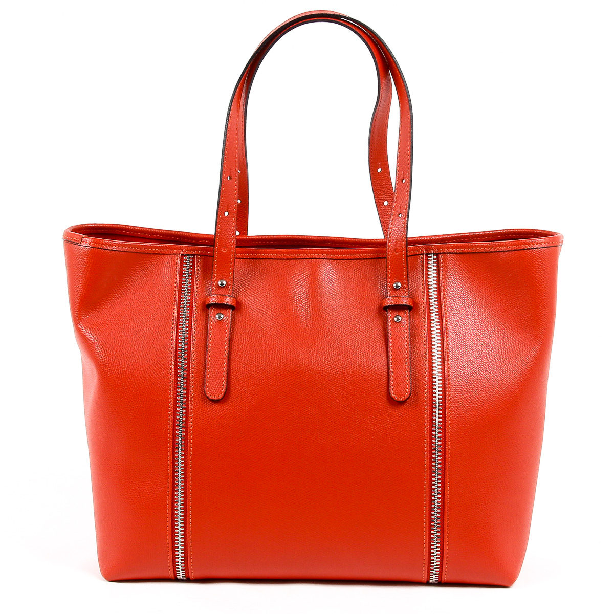 Andrew Charles Womens Handbag Red ETHEL