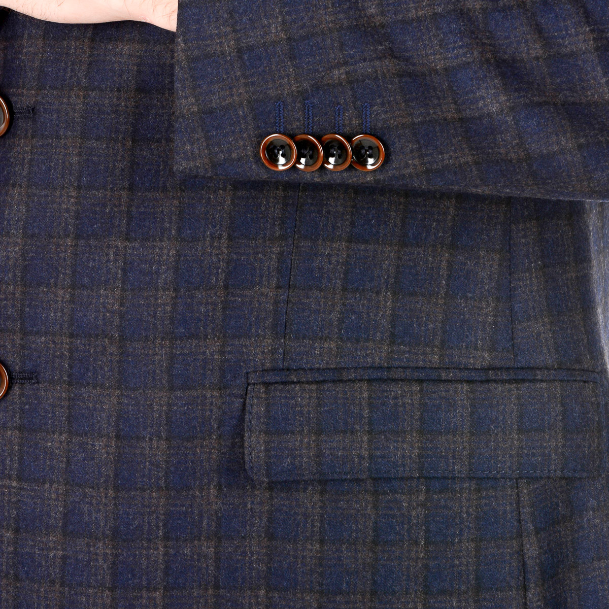 Chaqueta Giancarlo Sarto para hombre, manga larga, azul oscuro