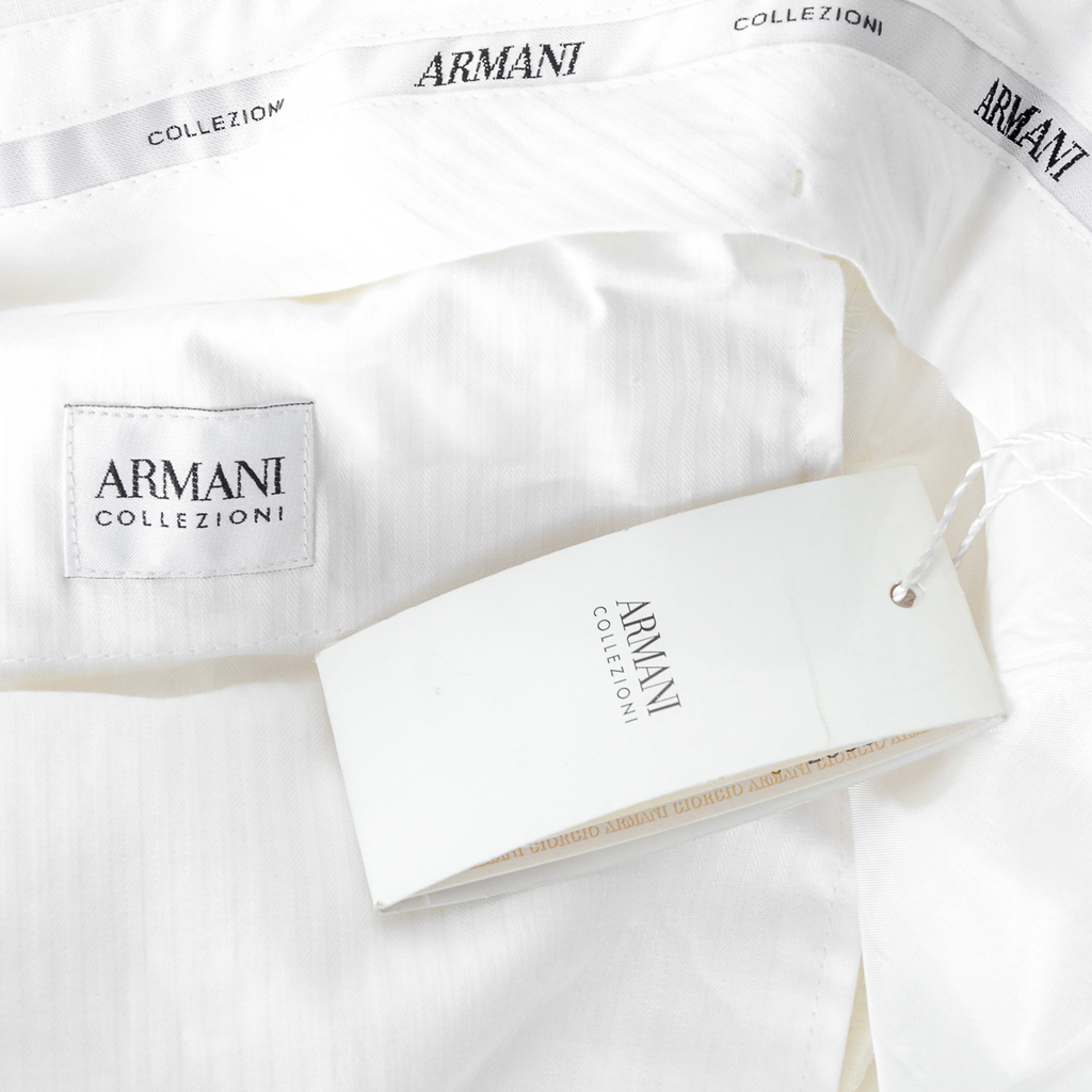 Armani Collezioni Mens Pants White
