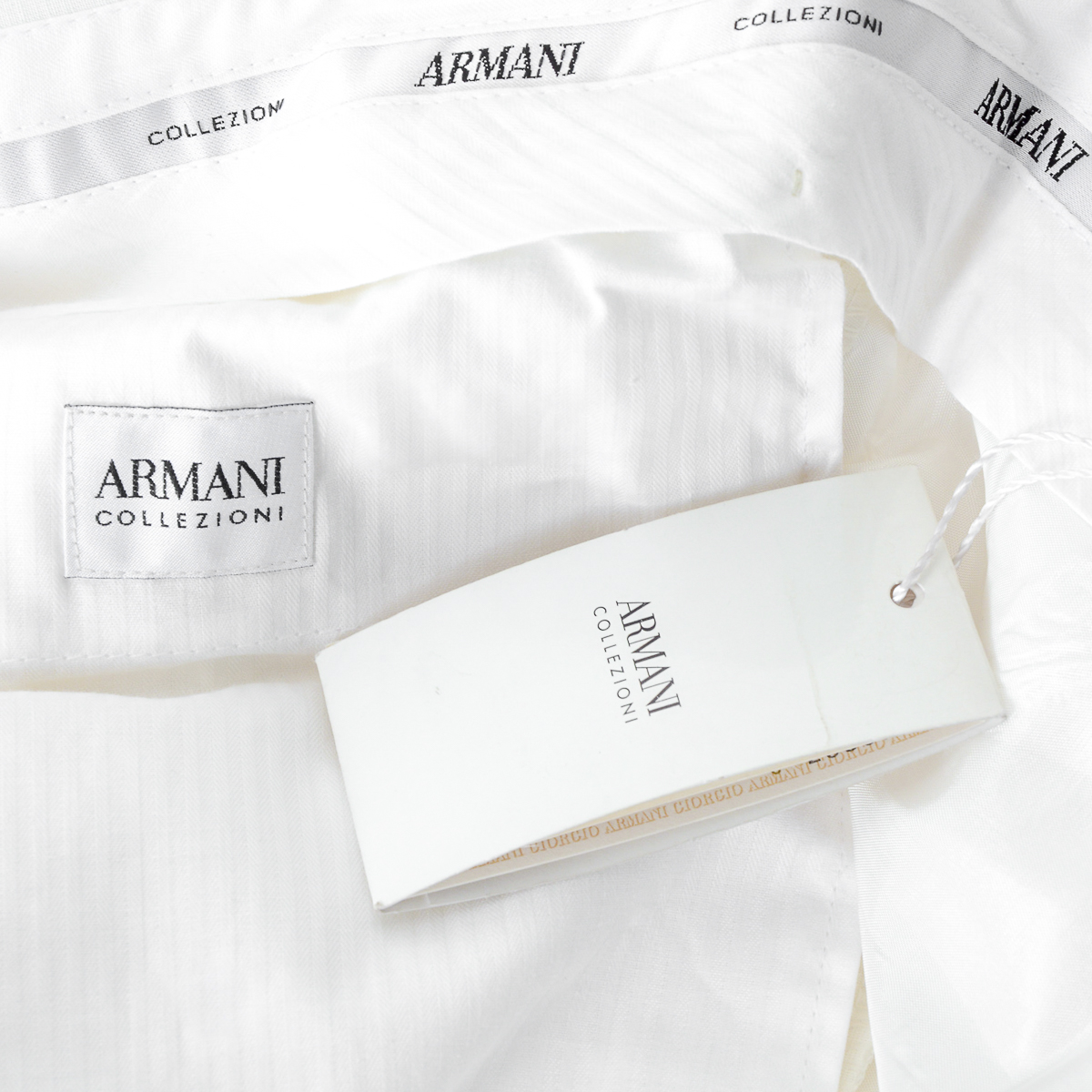 Armani Collezioni Mens Pants White
