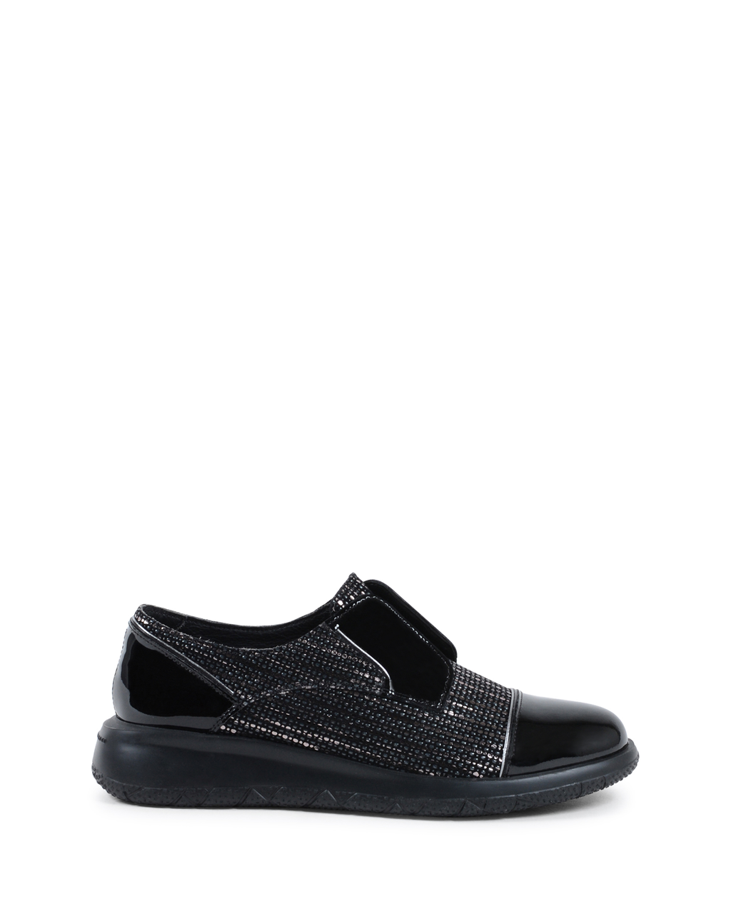 Fratelli Rossetti Womens Sneaker Black 75685 SWING ARGENTO NERO