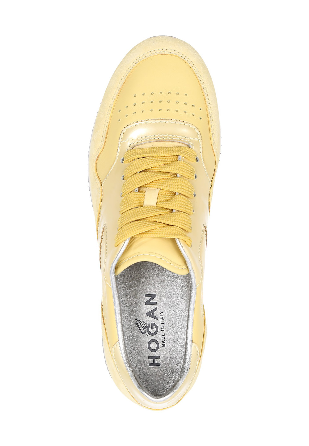 Zapatillas Hogan para mujer amarillas HXW2220M465886OG017