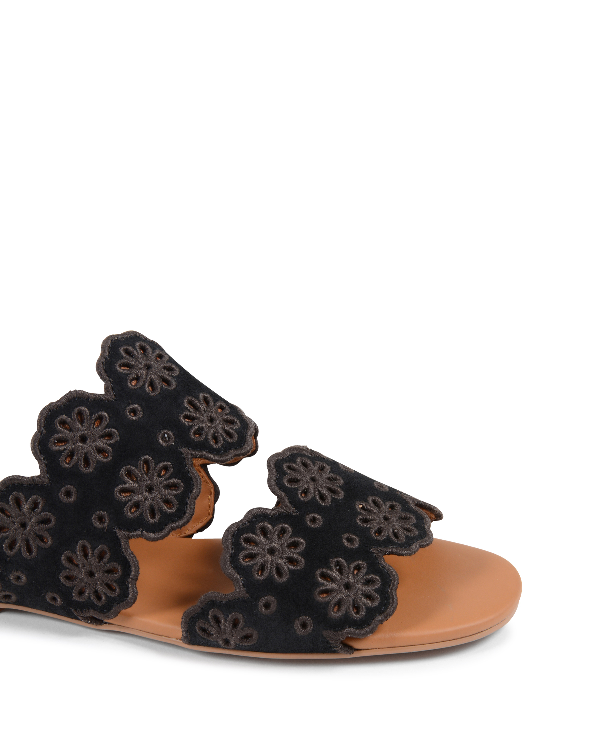 ChloÃ¨ Womens Flat Sandal Black SB30182 NERO