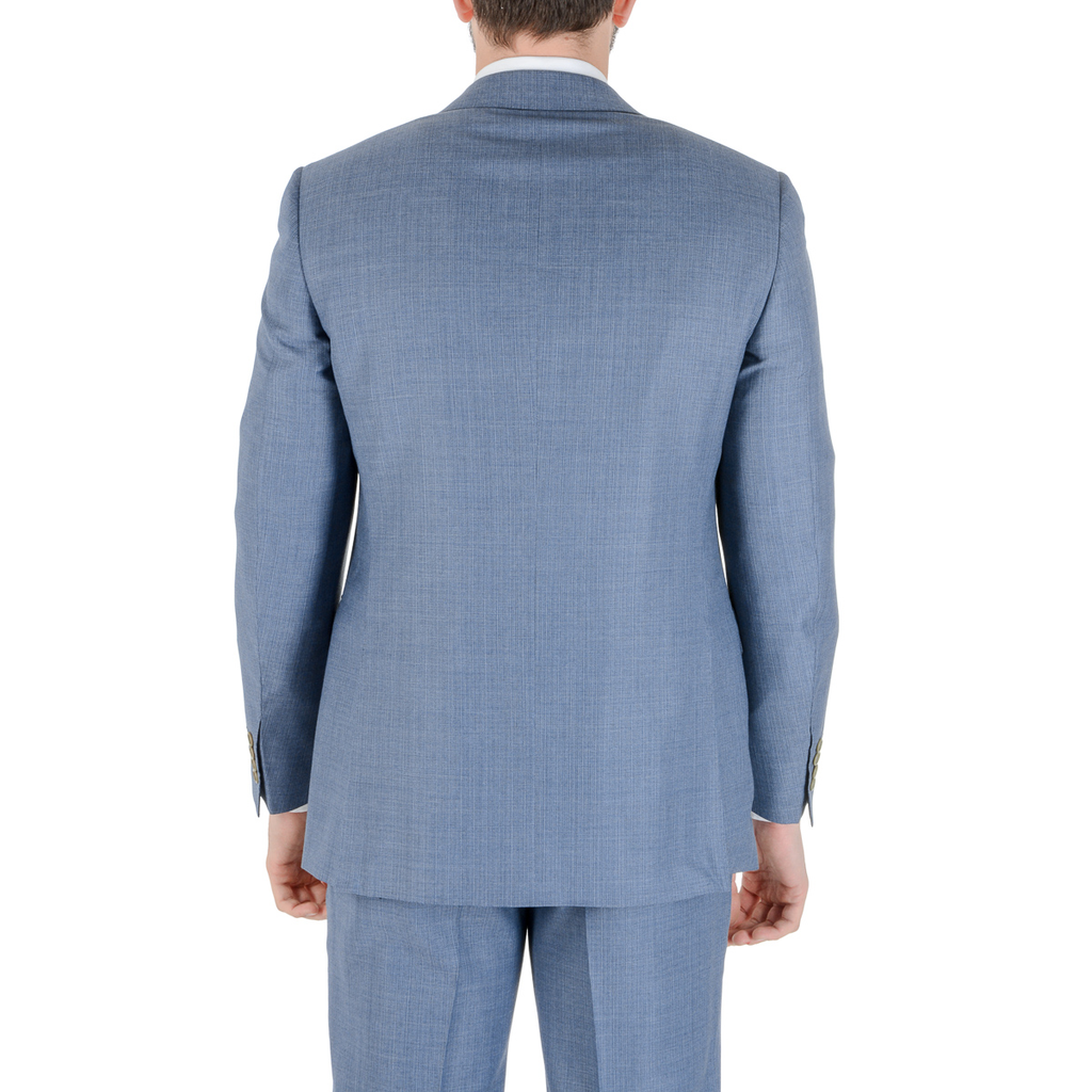 Canali Mens Suit Long Sleeves Light Blue