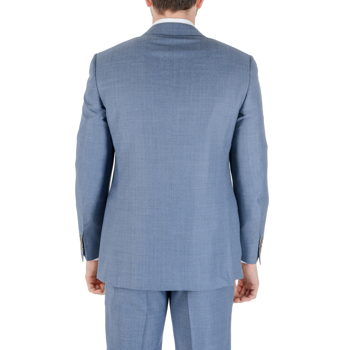 Canali Mens Suit Long Sleeves Light Blue