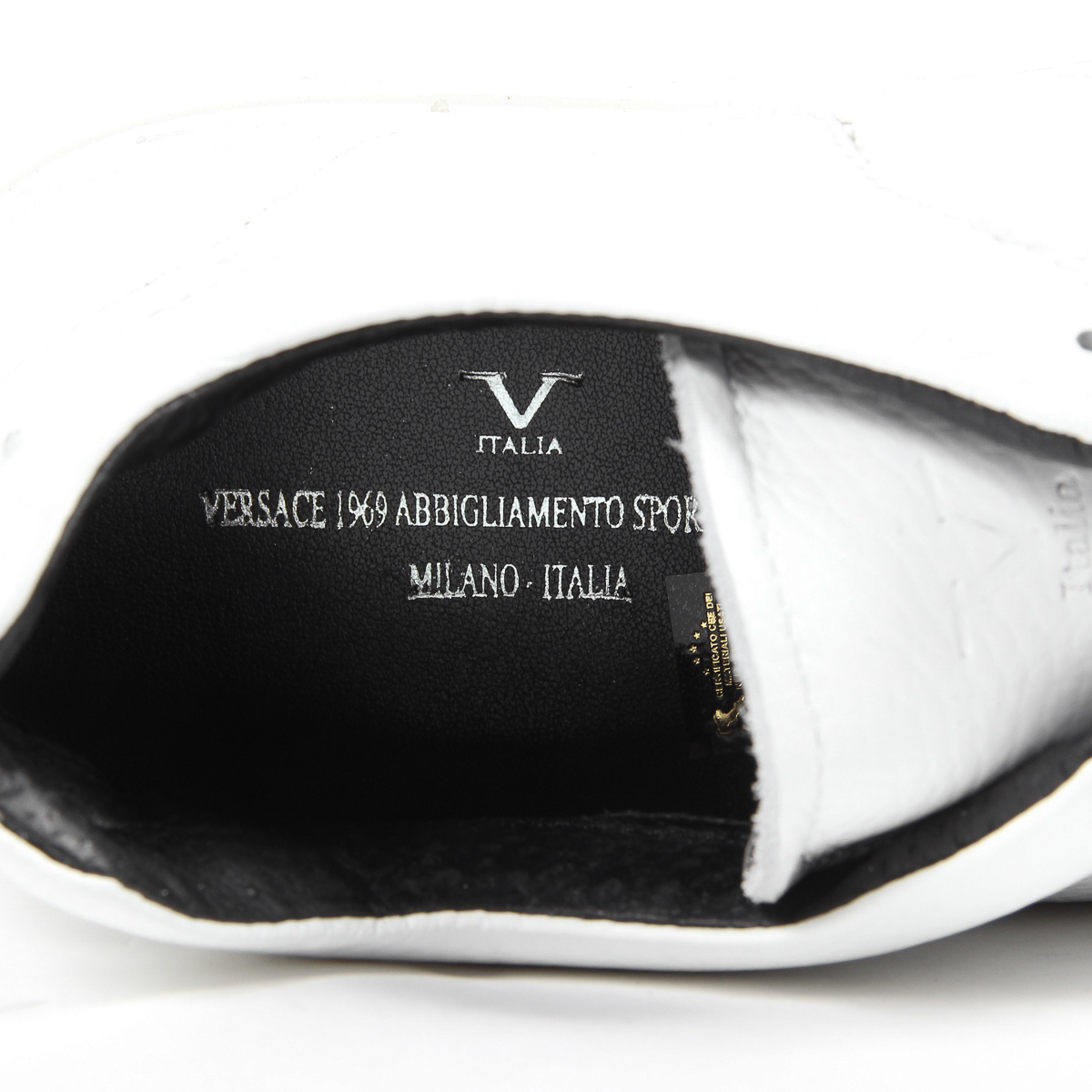 V 1969 Italia Mens Sneaker V5421N ALCE BOTTOLATO BIANCO