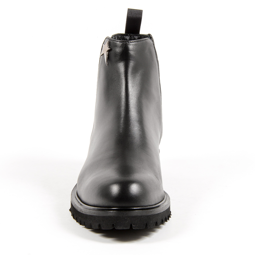 Andrew Charles Womens Ankle Boot Black CHRISTINA