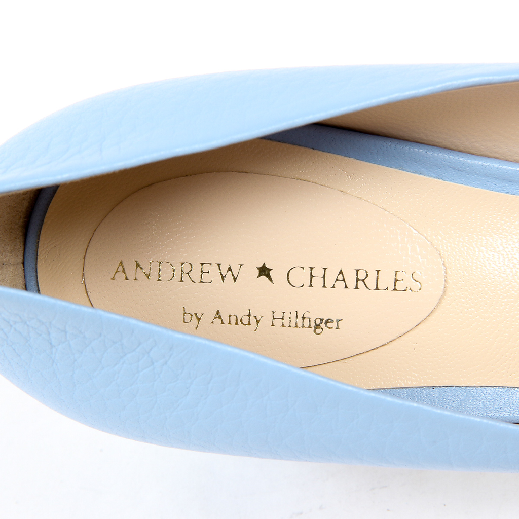 Andrew Charles Womens Pump Light Blue EVA
