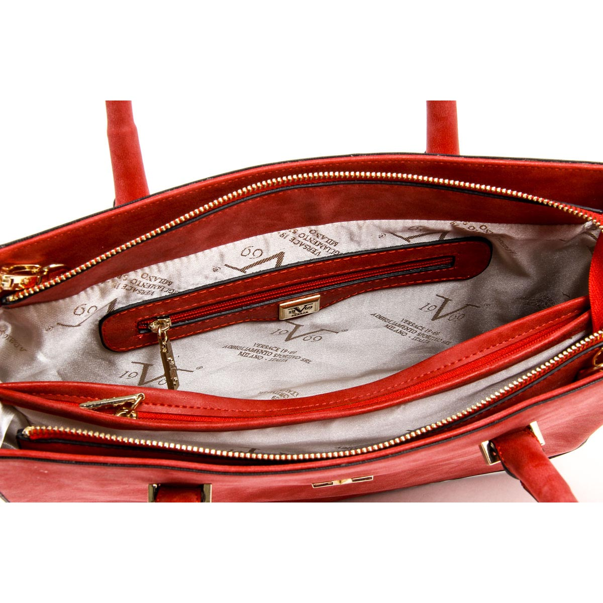 Bolso de mano para mujer V 1969 Italia V1969007 ROJO