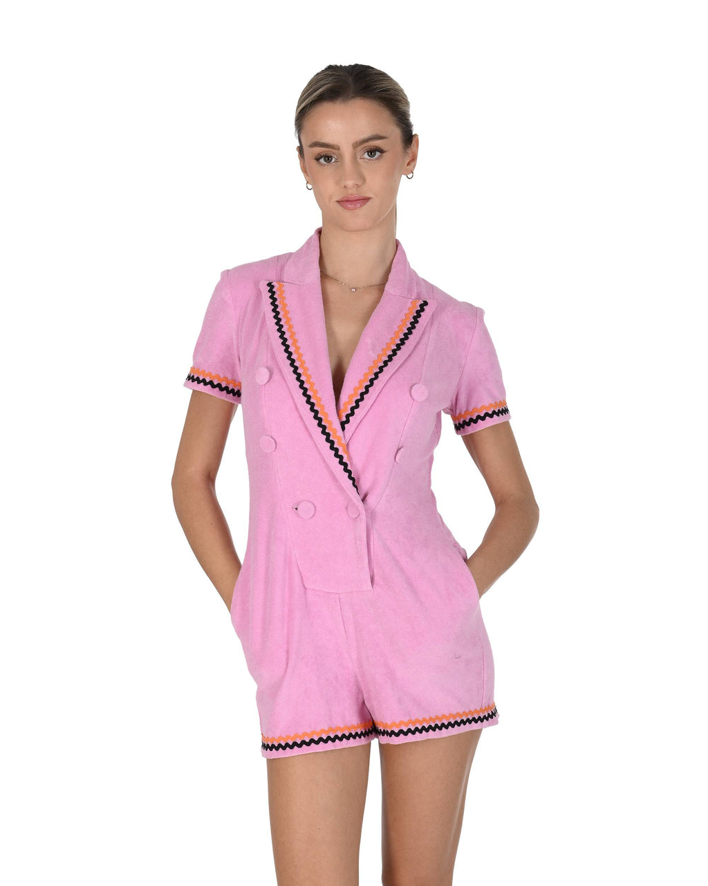 Mono Mujer Nevro ROZAKI PLAYSUIT PINK 102