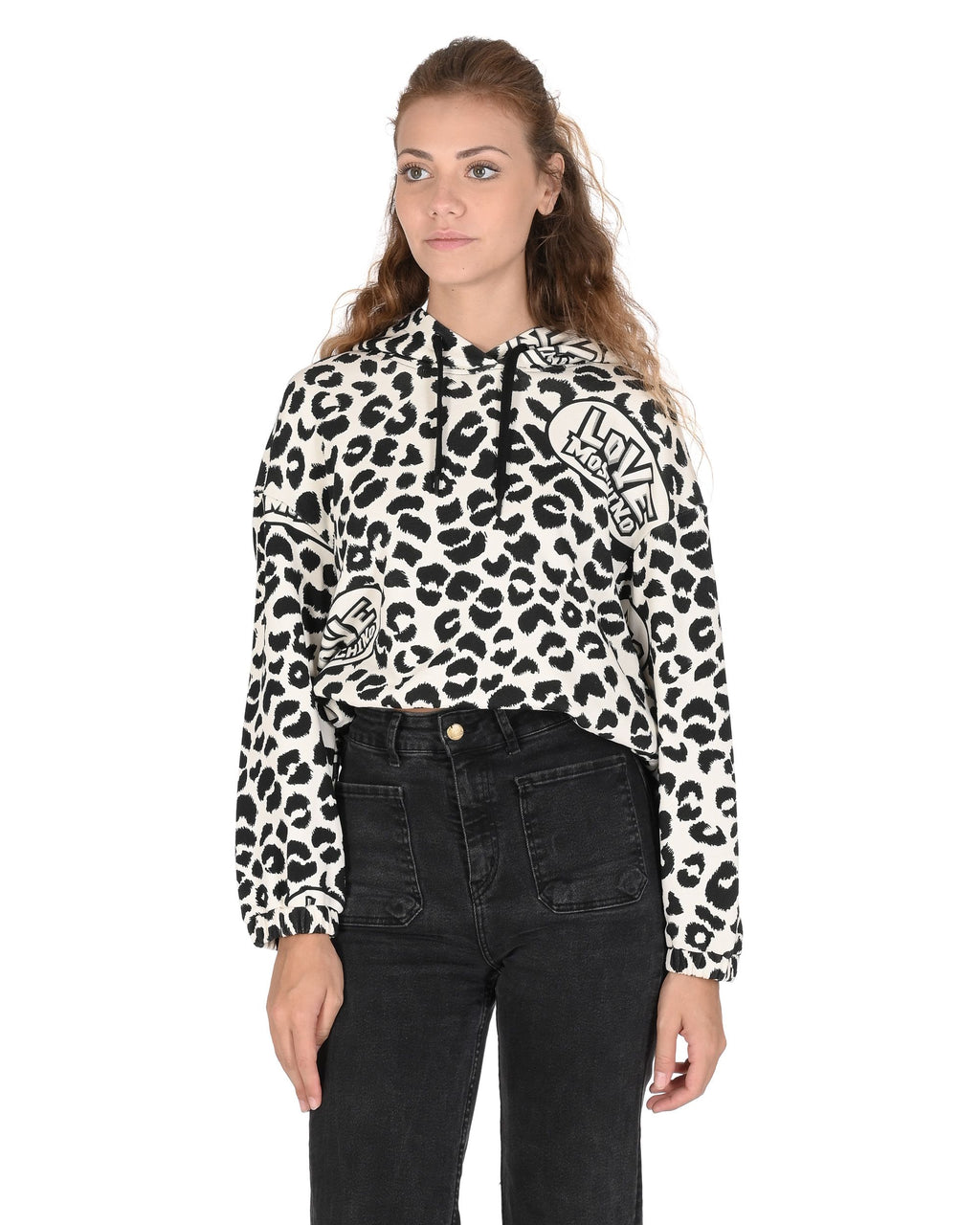 Sudadera para mujer Love Moschino W 6 477 00 M 4408 0010 LEOLOVE F.PANNA