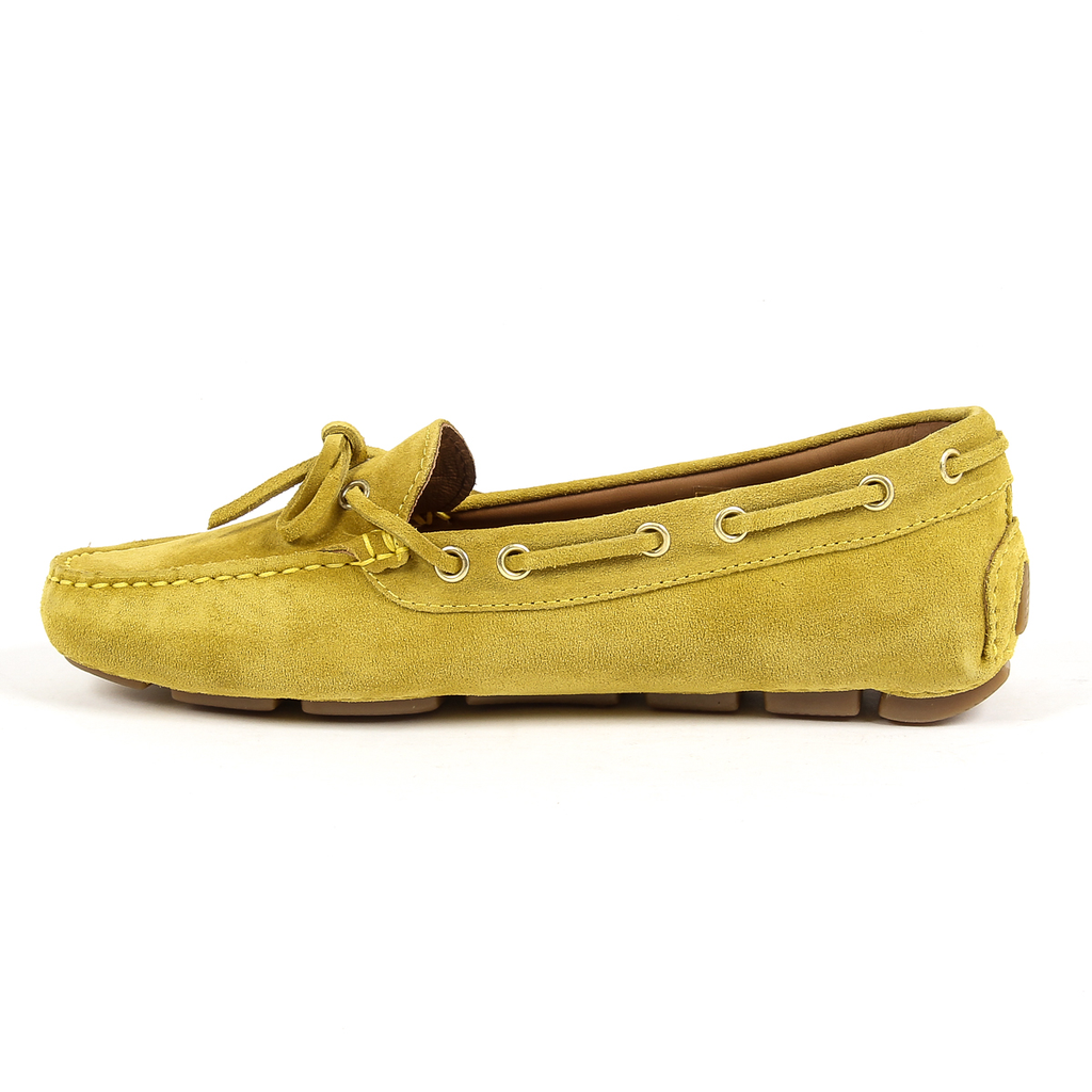 Mocasín para mujer V 1969 Italia amarillo PISA