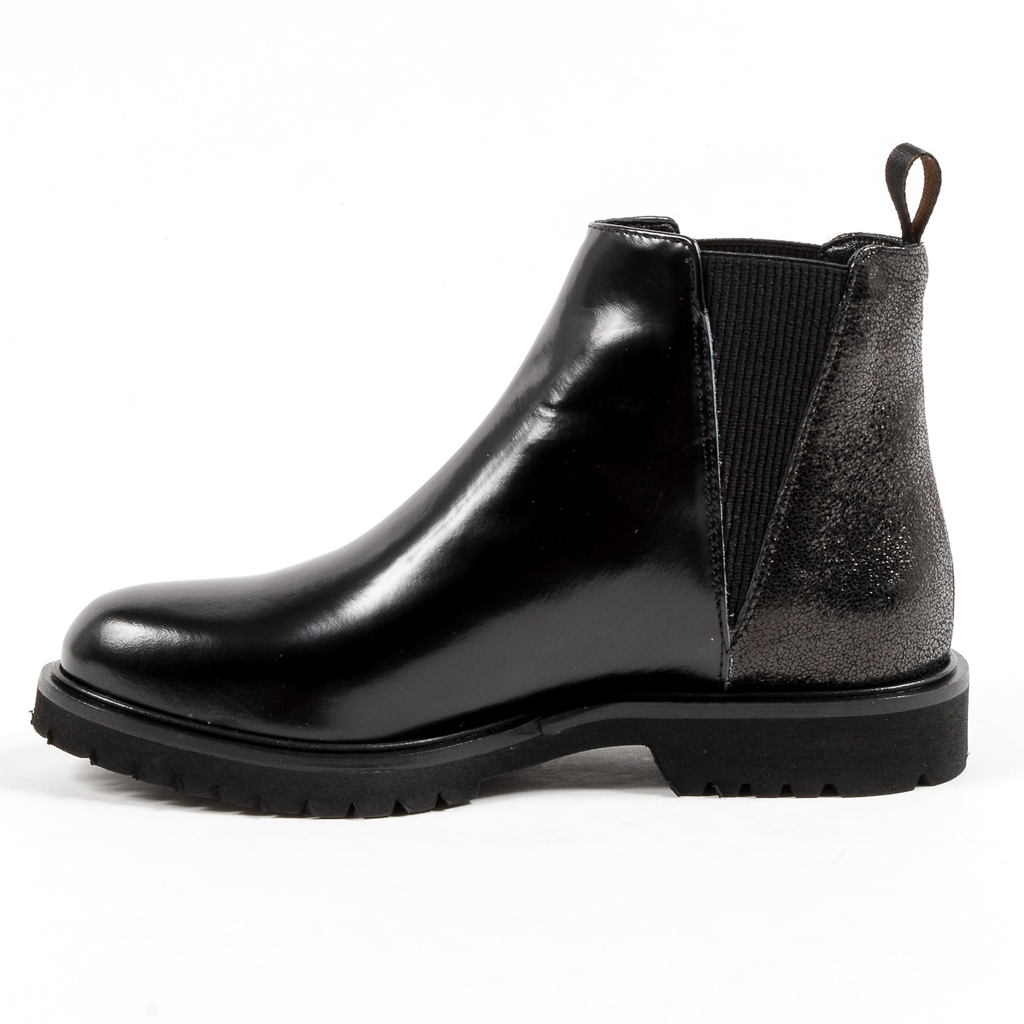 Andrew Charles Womens Ankle Boot Black CHRISTINA
