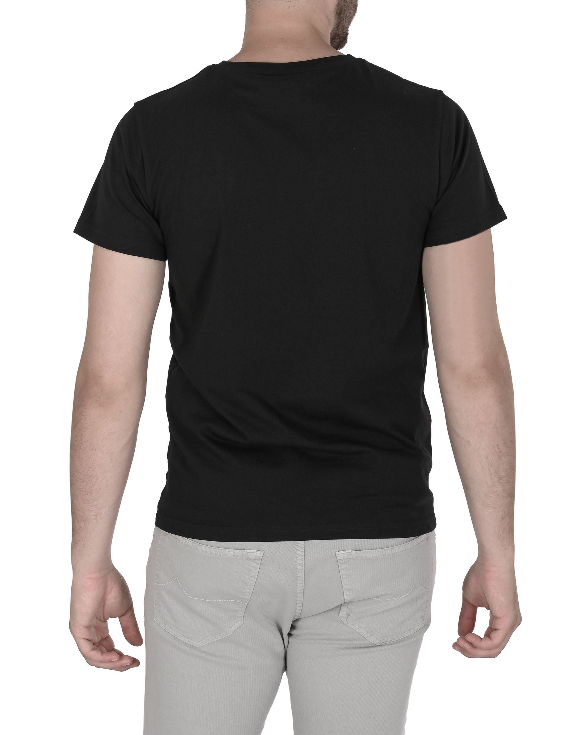 Camiseta 19V69 Italia para hombre VSC1MTS05 NEGRA