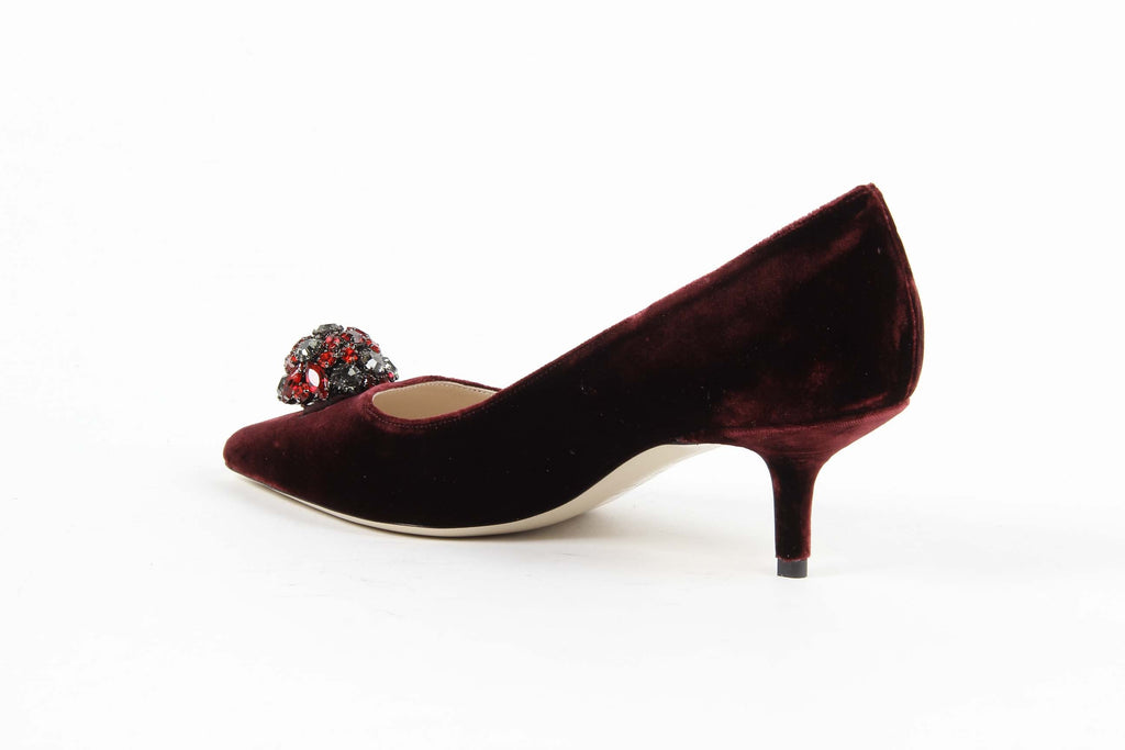 V 1969 Italia Zapatos de salón para mujer 3106153 VELLUTO 391 BURDEOS