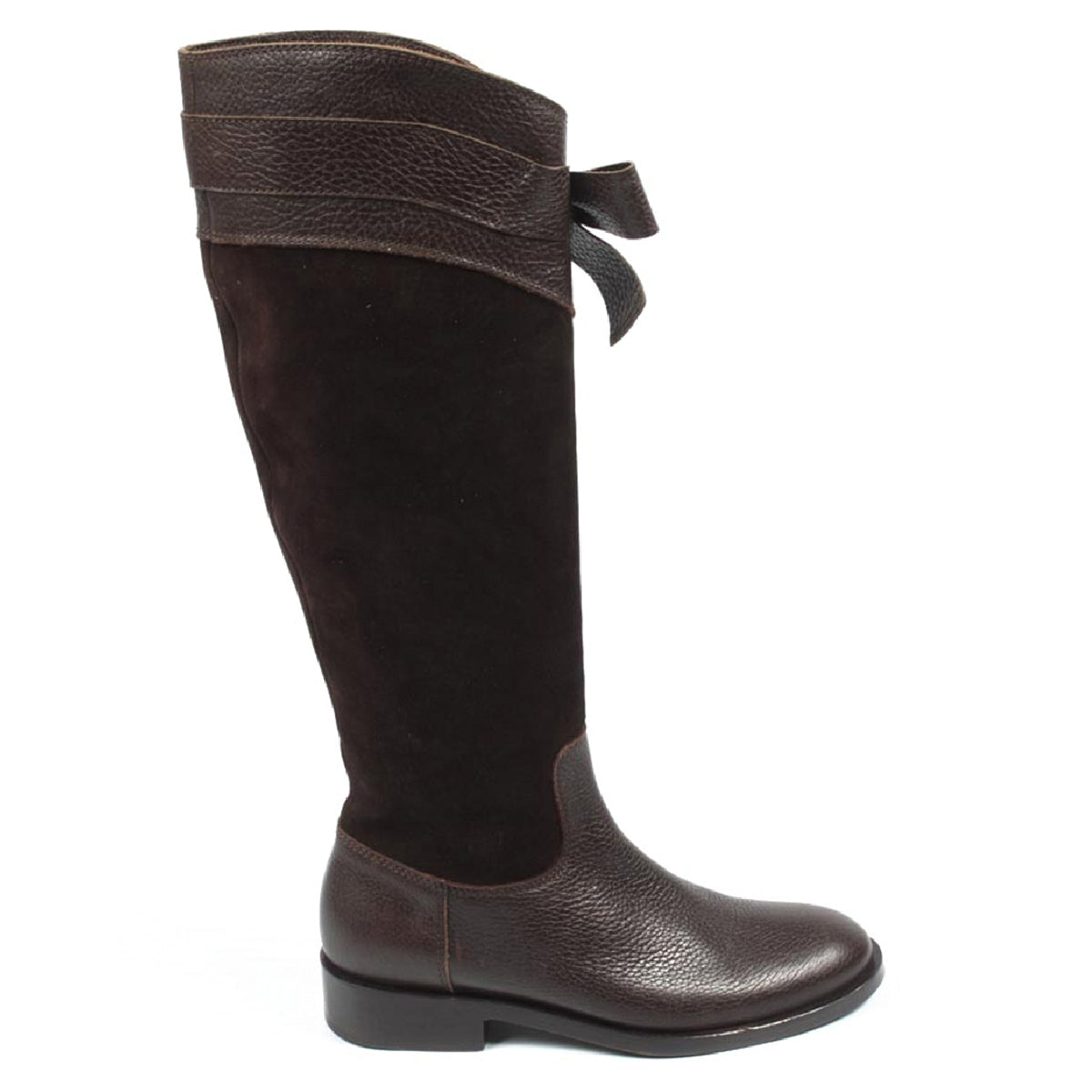 Bota alta para mujer Sebastian Milano 2937 FOCUS+VELOUR MORO