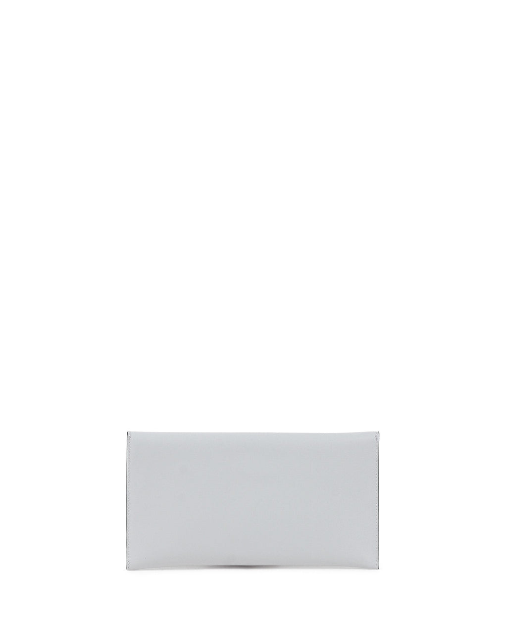 Cartera de piel tipo sobre - Gris