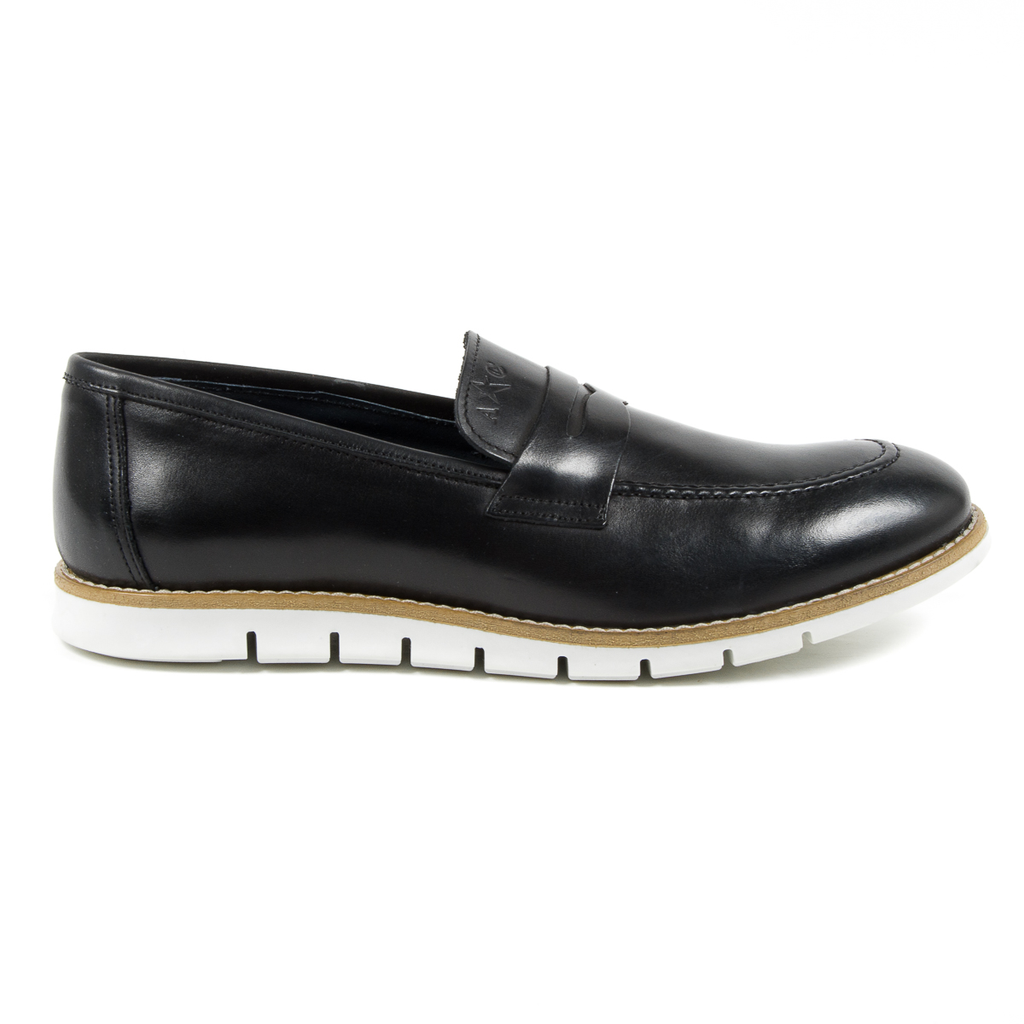 Mocasines Andrew Charles para hombre, color negro, SEAN