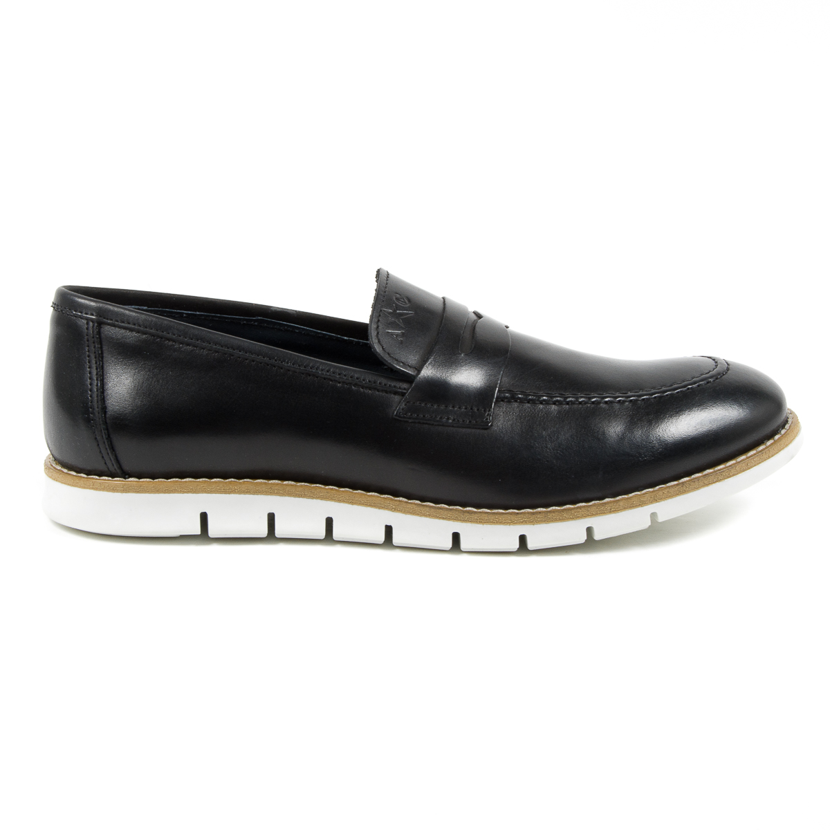 Mocasines Andrew Charles para hombre, color negro, SEAN