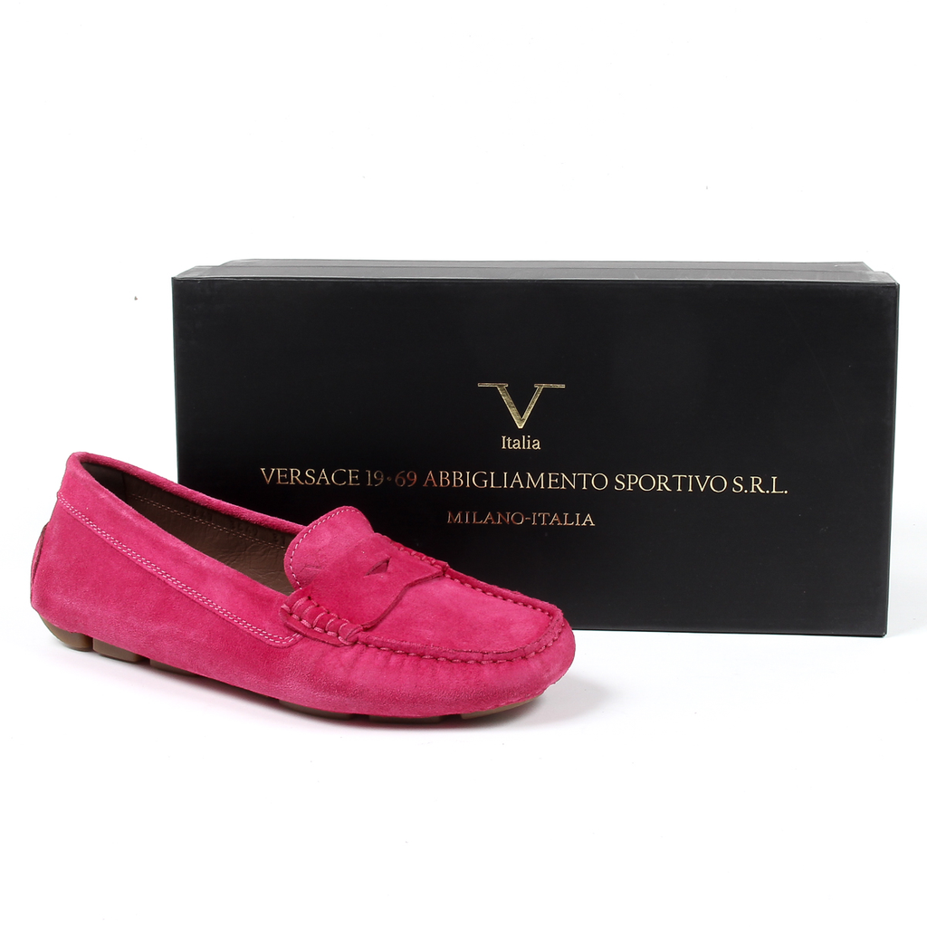Mocasines V 1969 Italia para mujer color fucsia AMALFI