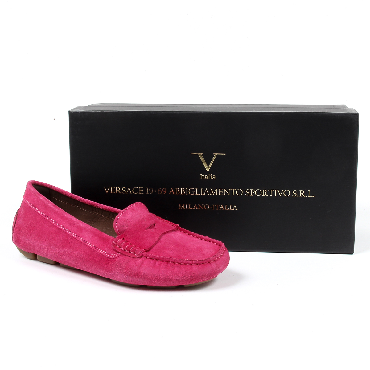 Mocasines V 1969 Italia para mujer color fucsia AMALFI