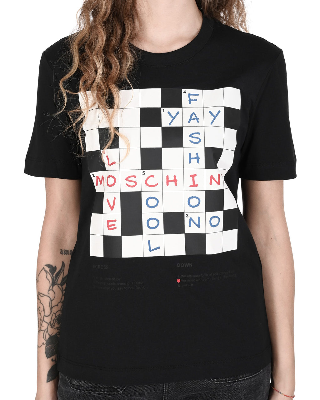 Camiseta de mujer Love Moschino W 4 H06 17 M 3876 C74 NEGRO