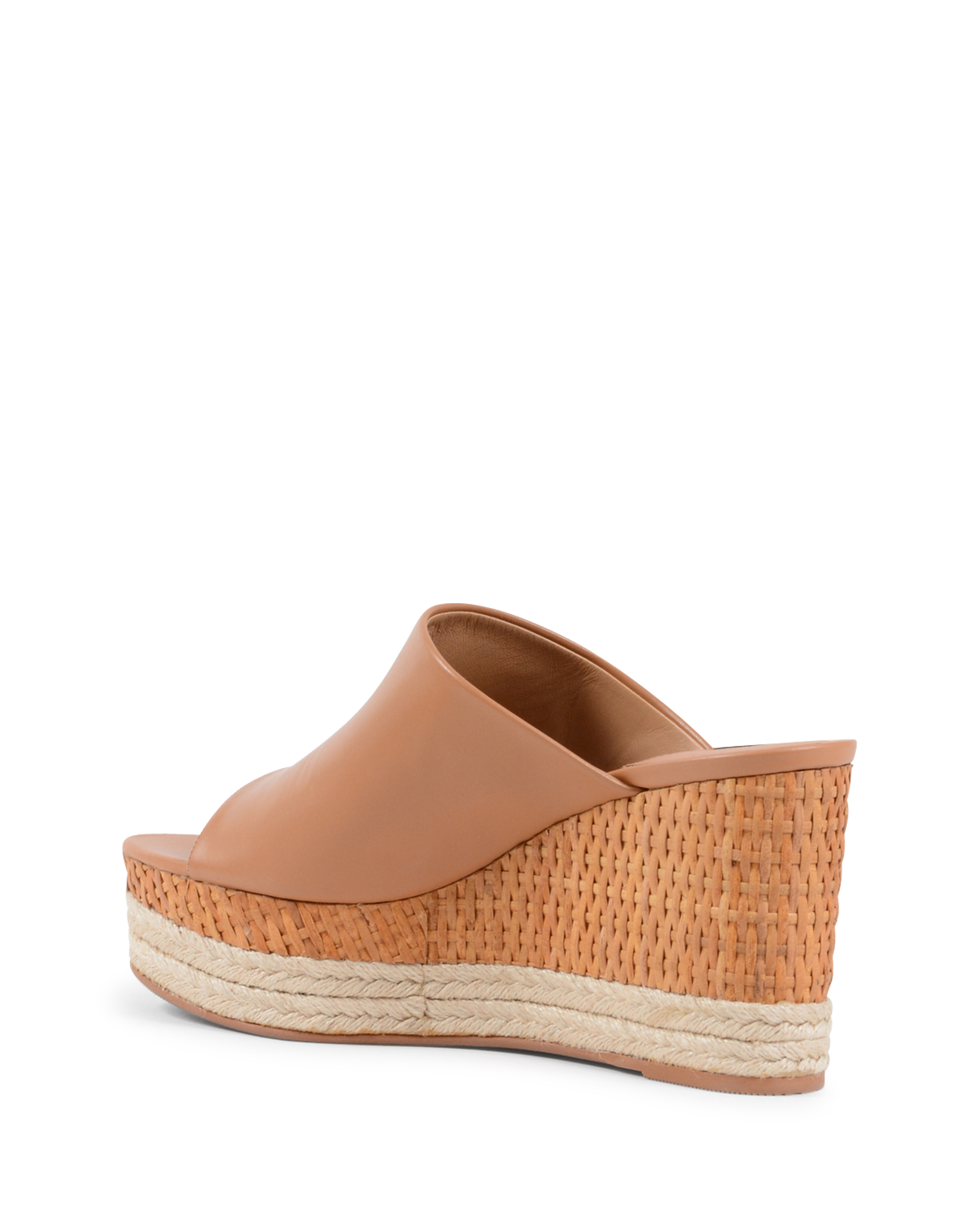 Sandalia de cuña para mujer Salvatore Ferragamo en color tostado MAIMEI